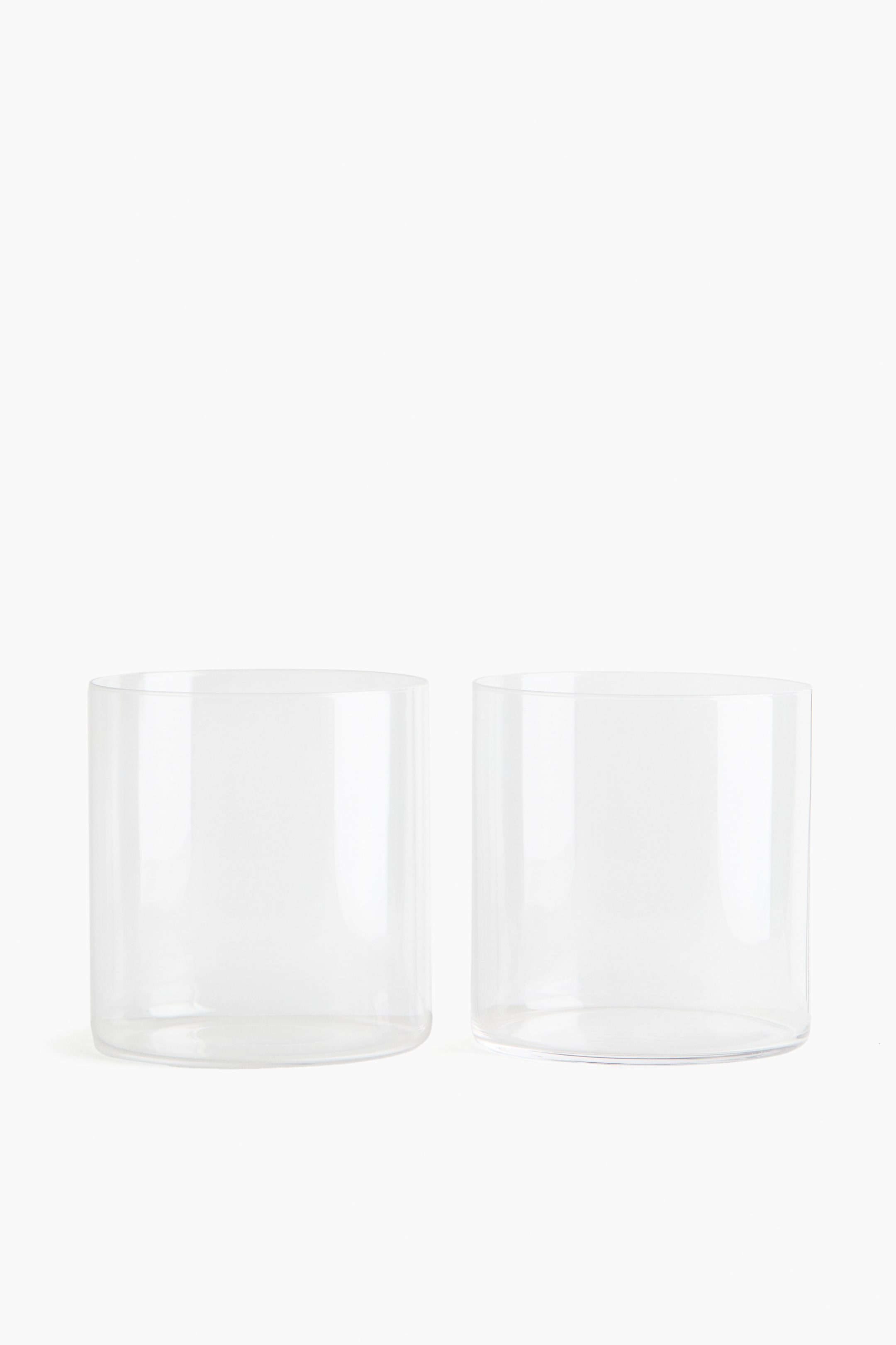 Ver imagem maior: Pack de 2 copos de vidro - Transparente - HOME | H&M PT 2