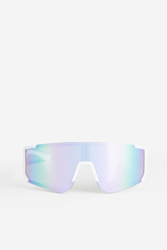 Sports sunglasses - White/Black - 1