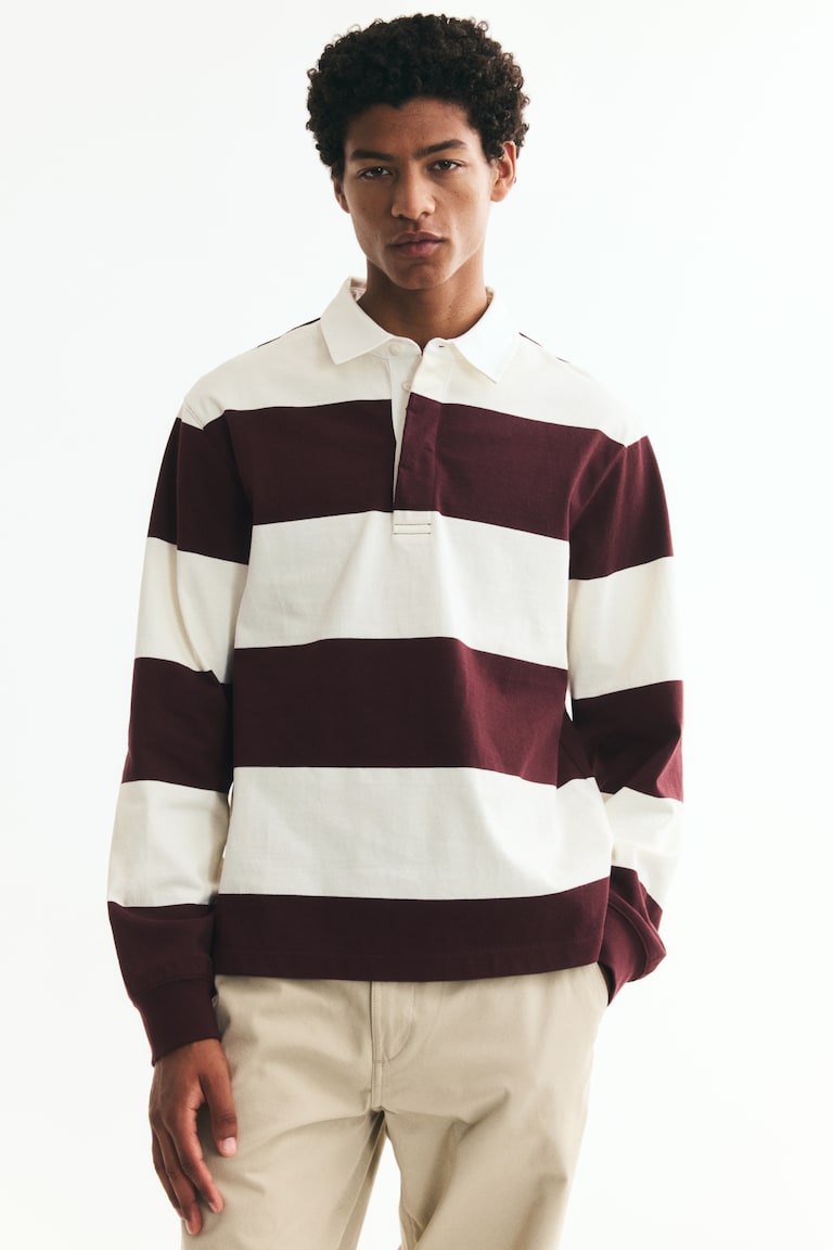 Pamučna ragbi majica Regular Fit