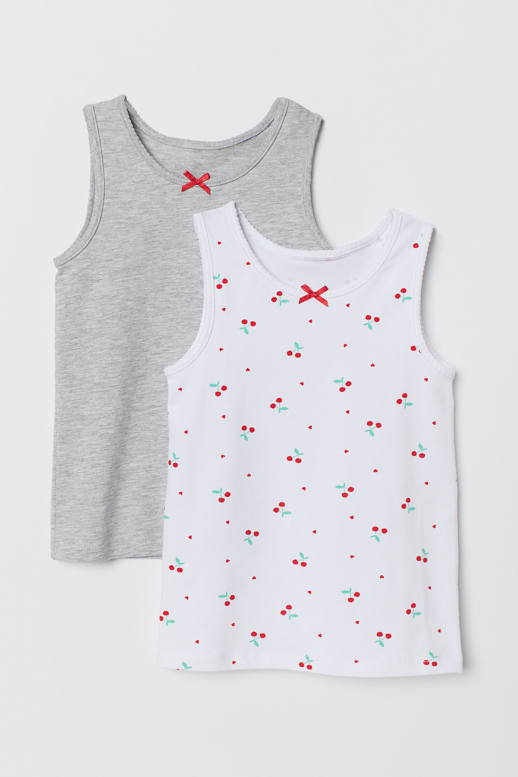Débardeur en pointelle de coton - Bleu marine - ENFANT | H&M FR