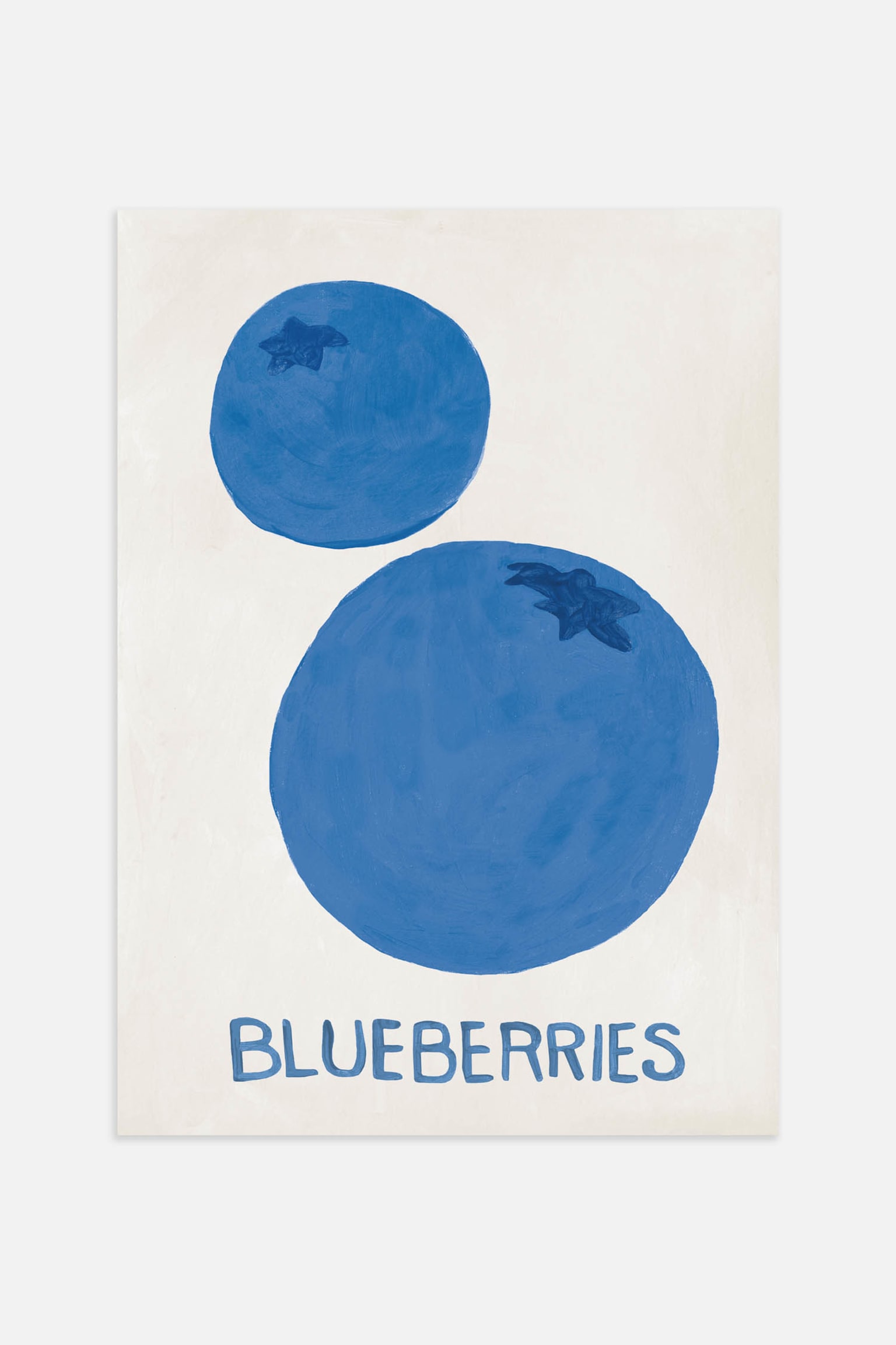 The Blueberries Poster - Blue