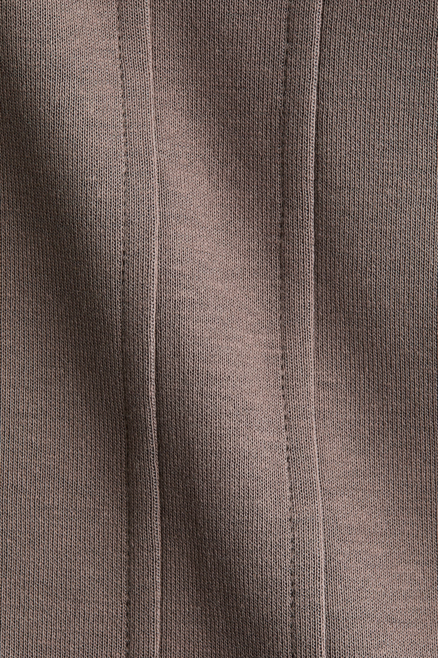 טישירט אינטרלוק עם הצרה במותן - אפור עכבר כהה/לבן/שחור/ורוד מאובק - 5