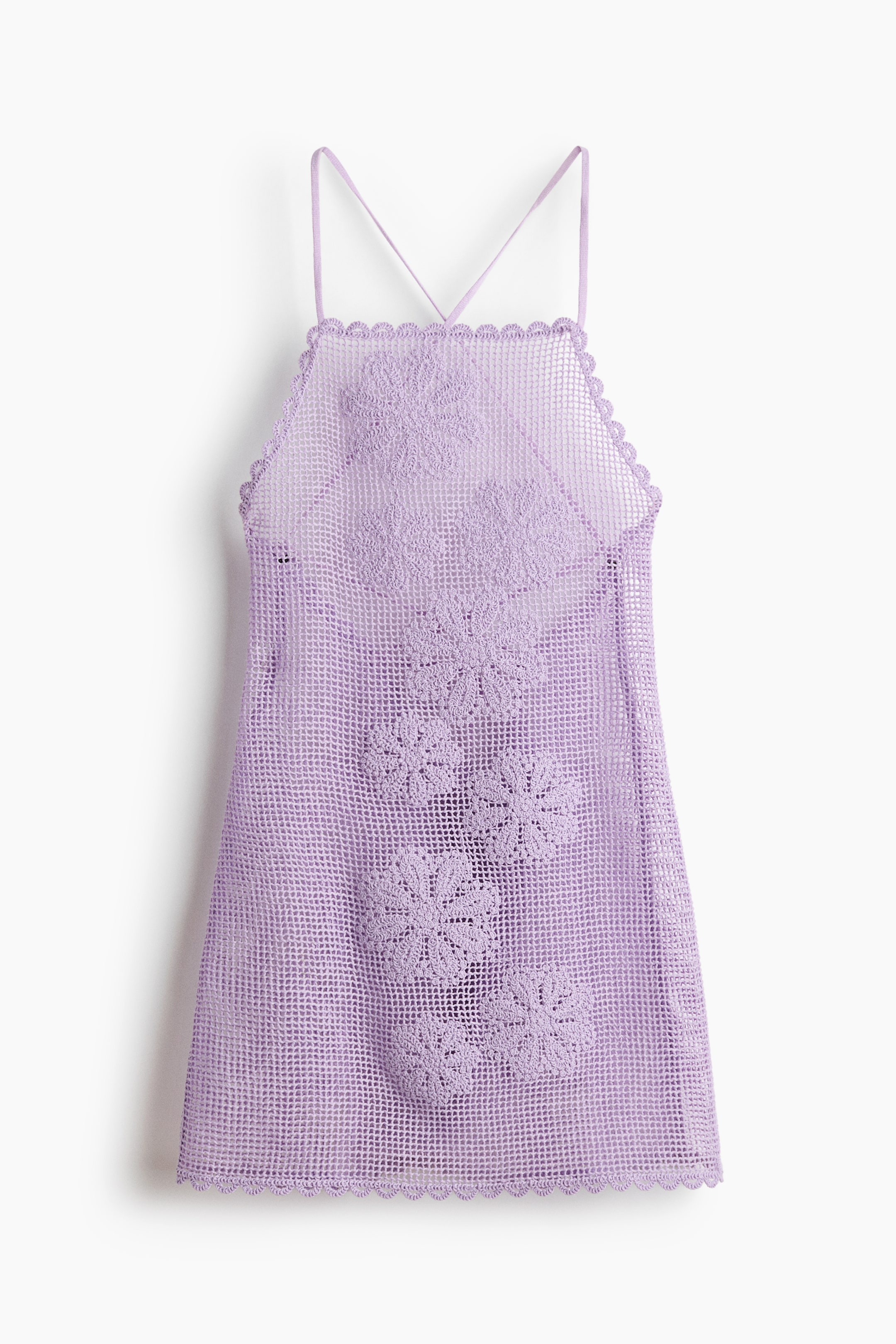 Crochet-Look Beach Dress
