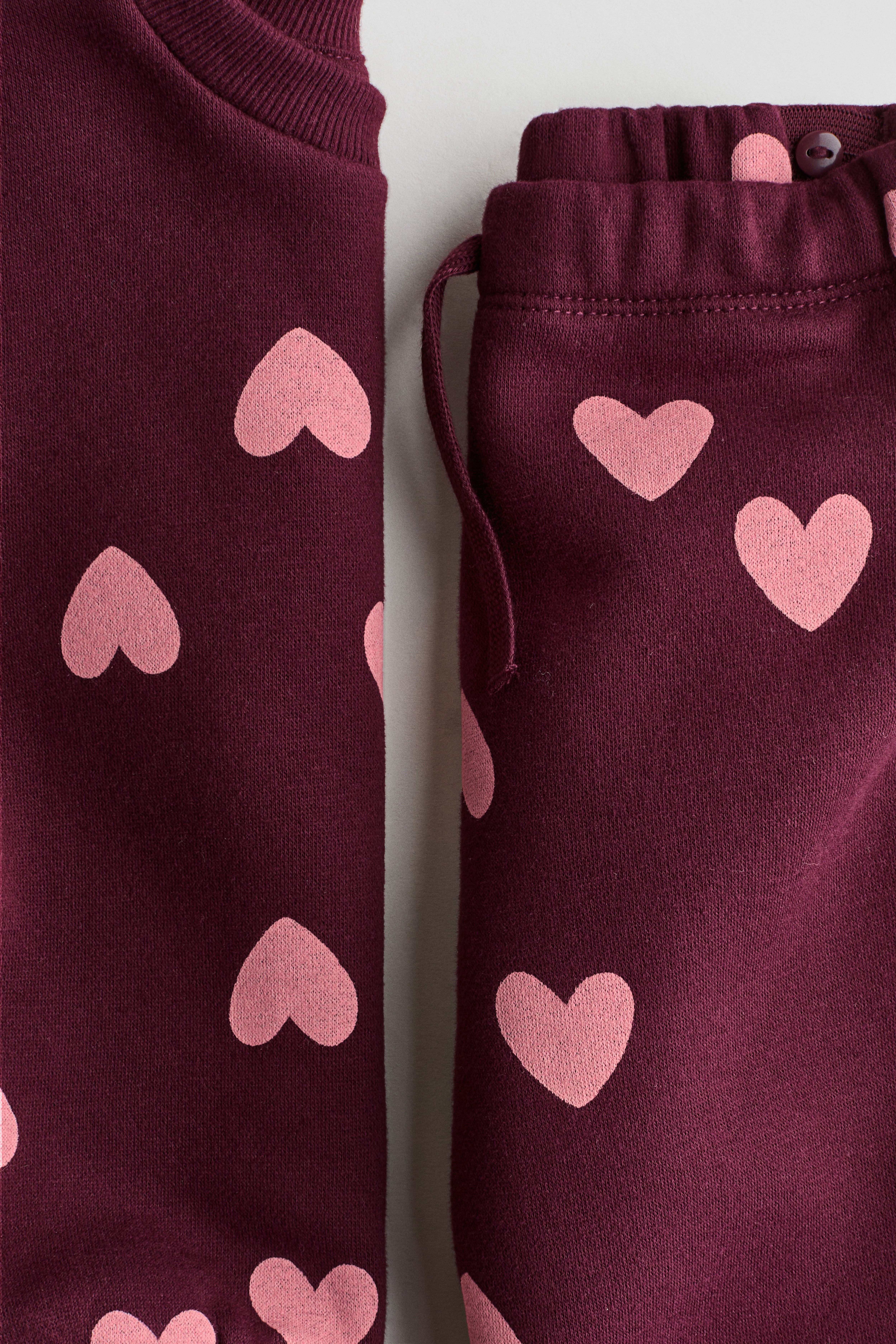 2-Piece Printed Sweatshirt and Joggers Set
