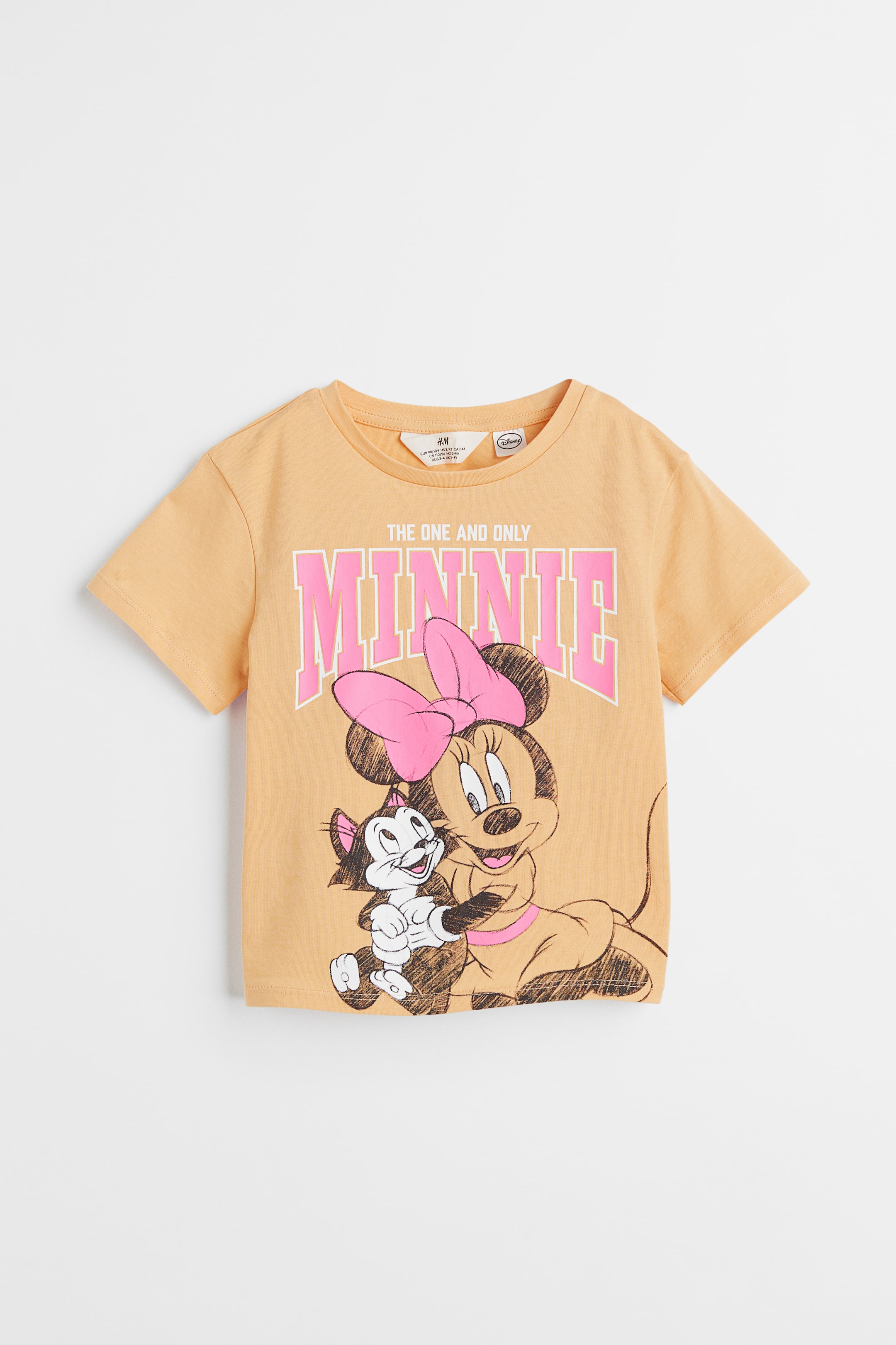 Printed T-shirt - Yellow/Minnie Mouse - Kids | H&M US