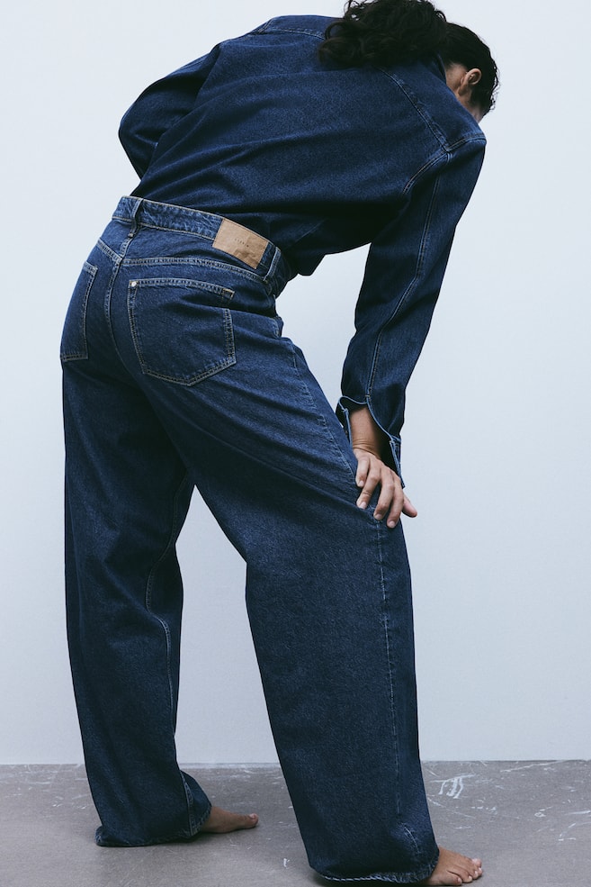 Baggy Regular Jeans - Mørk denimblå/Sort/Sart denimblå/Hvid/dc/dc - 5