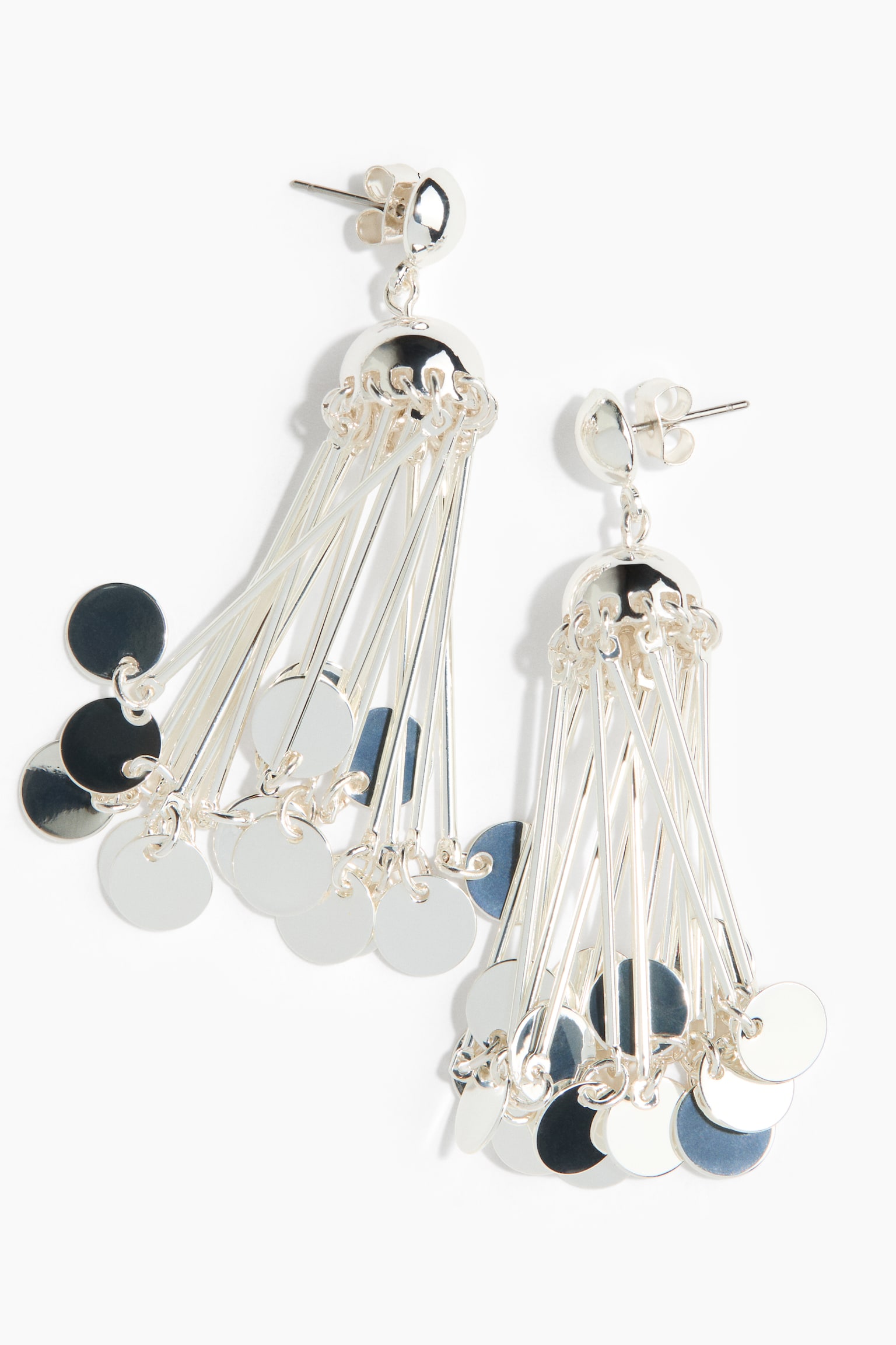 Женские серьги H&M Dangle, цвет: Серебряный — фото 3