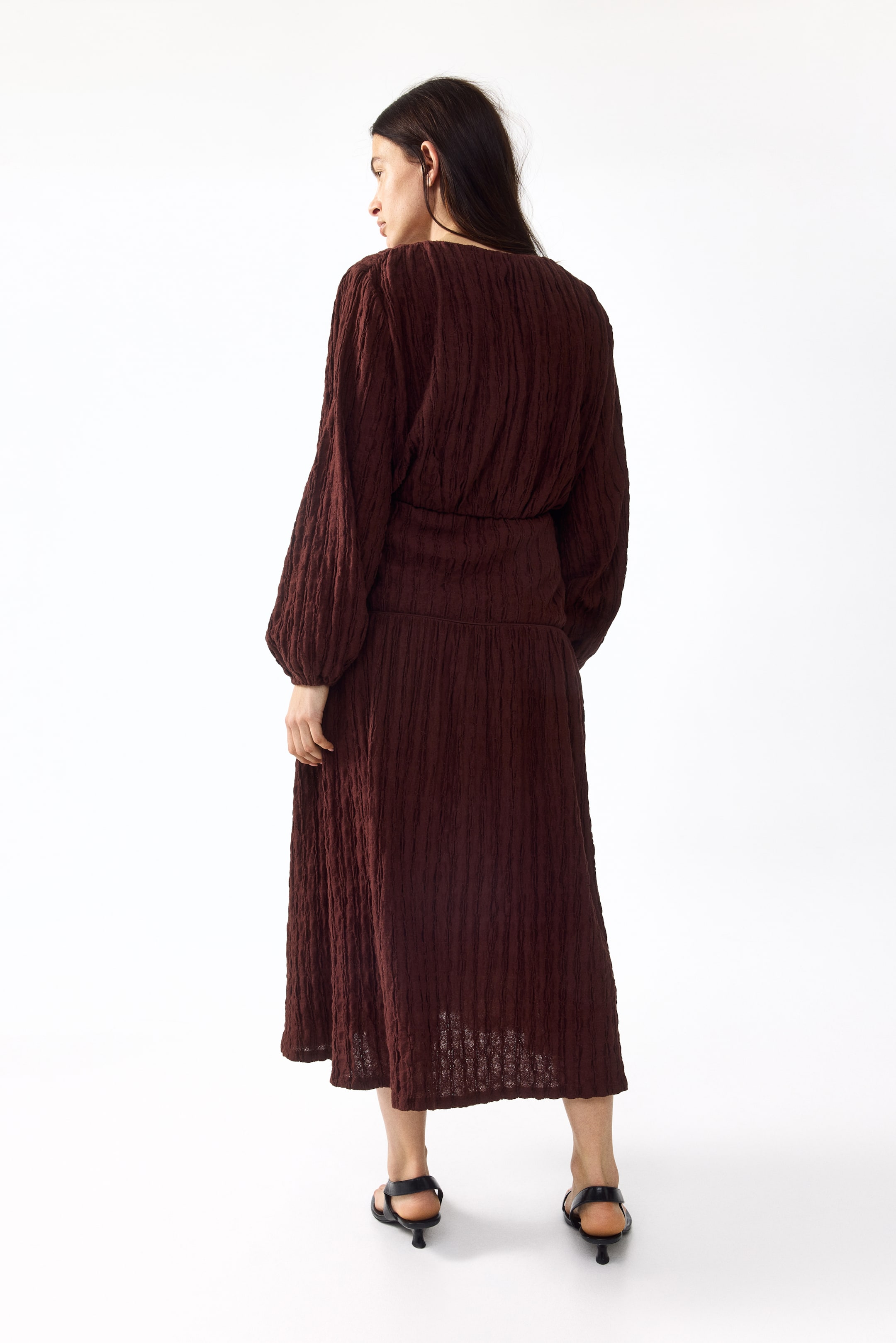 MAMA Jupe midi en jersey texturé