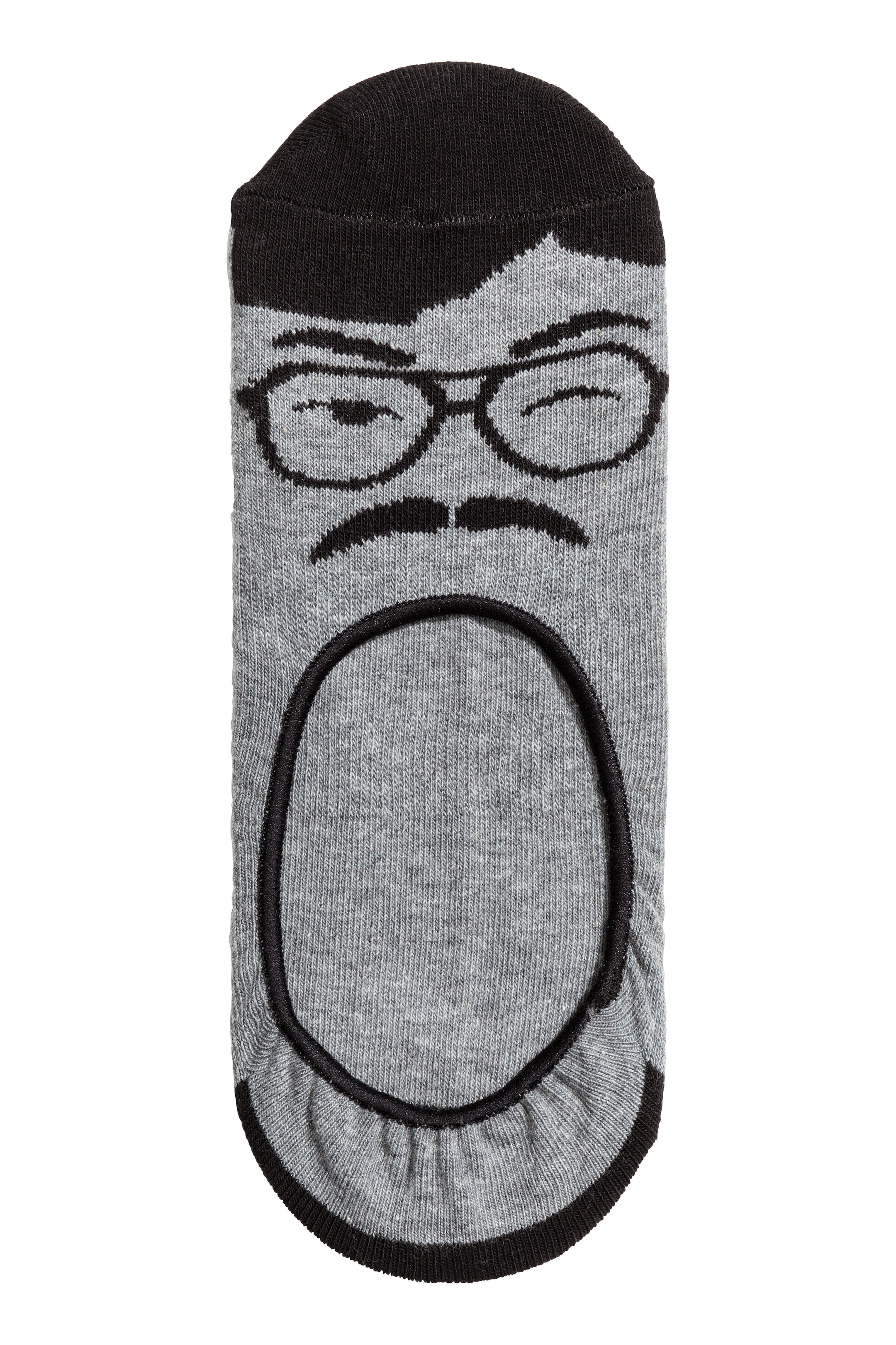 View larger image: Shaftless socks - Black/Grey marl - Men | H&M GB 1