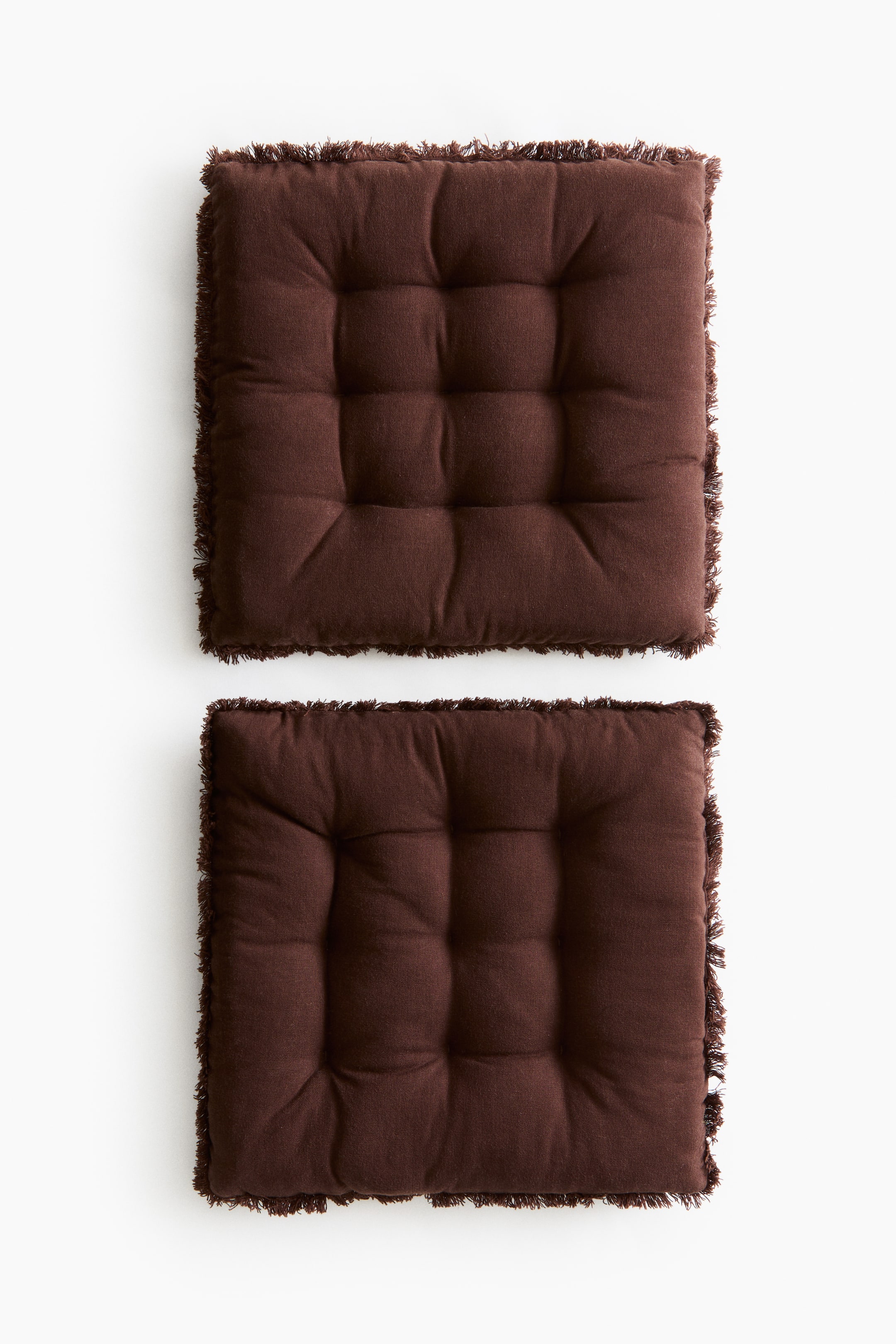2-Pack Linen-Blend Seat Cushions