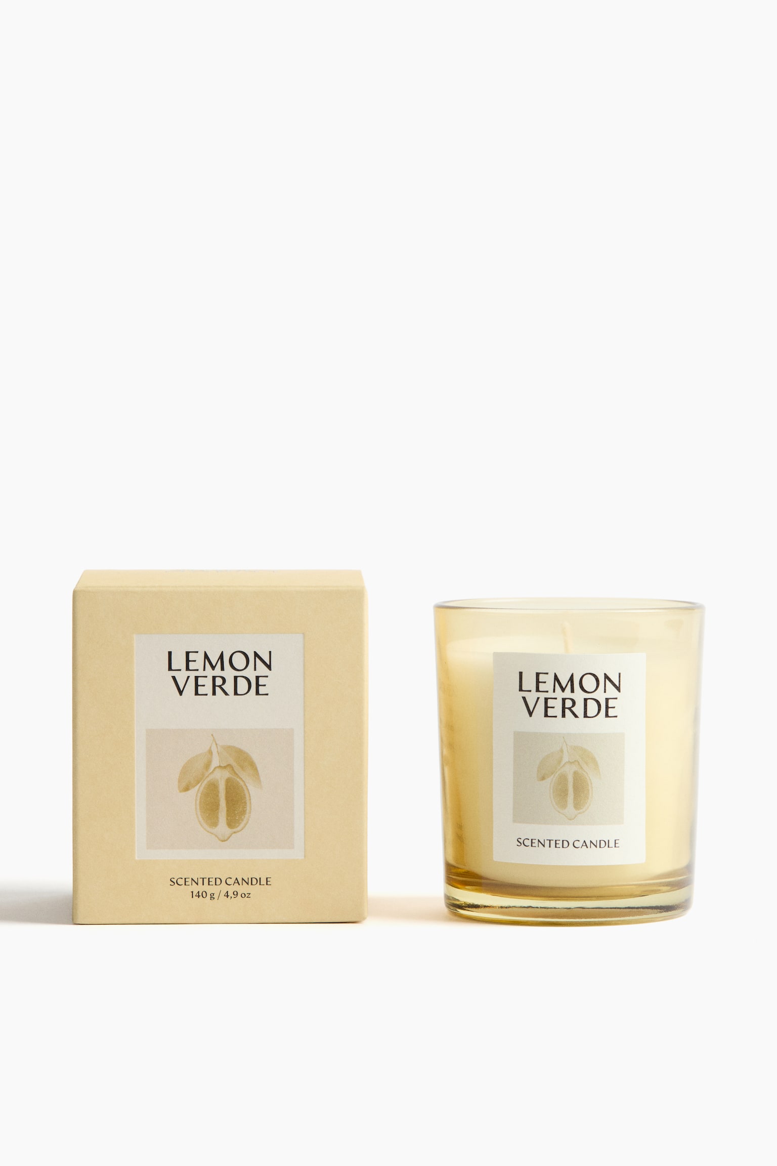 Scented candle in a glass holder - Lemon Verde/Vanilla Patchouli/Minted Fig/Sequoia Santal/Eucalyptus Mist - 4