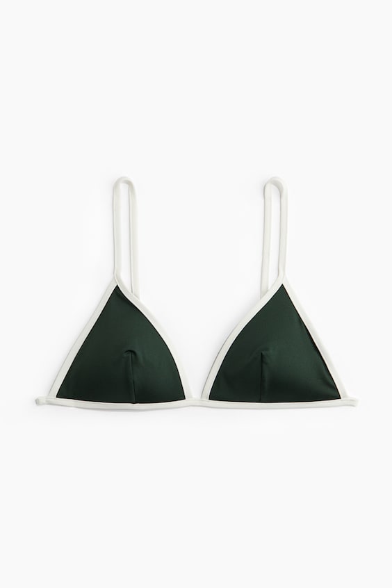 Верх бикини, уплотнённая чашка, треугольные чашки — H&M