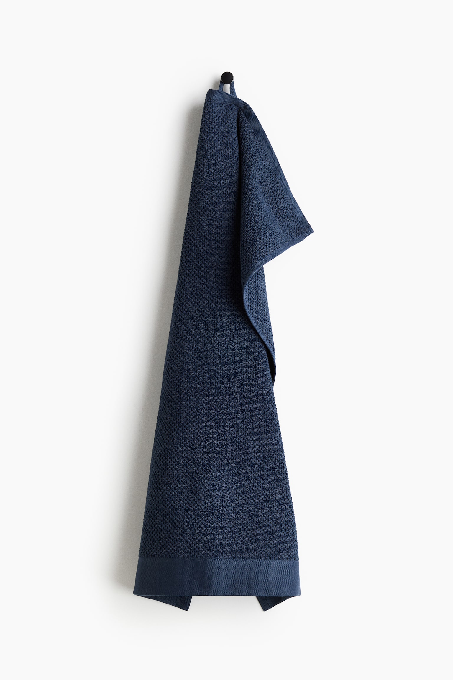 Cotton terry hand towel - Navy blue/Dark green/Powder pink/Dark green/Light beige/Sage green/Black/White/Light greige/Light dusty blue/Dark brown - 1