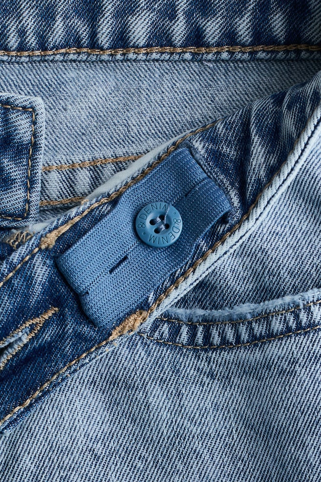Straight Leg Jeans-Light denim blue - 6