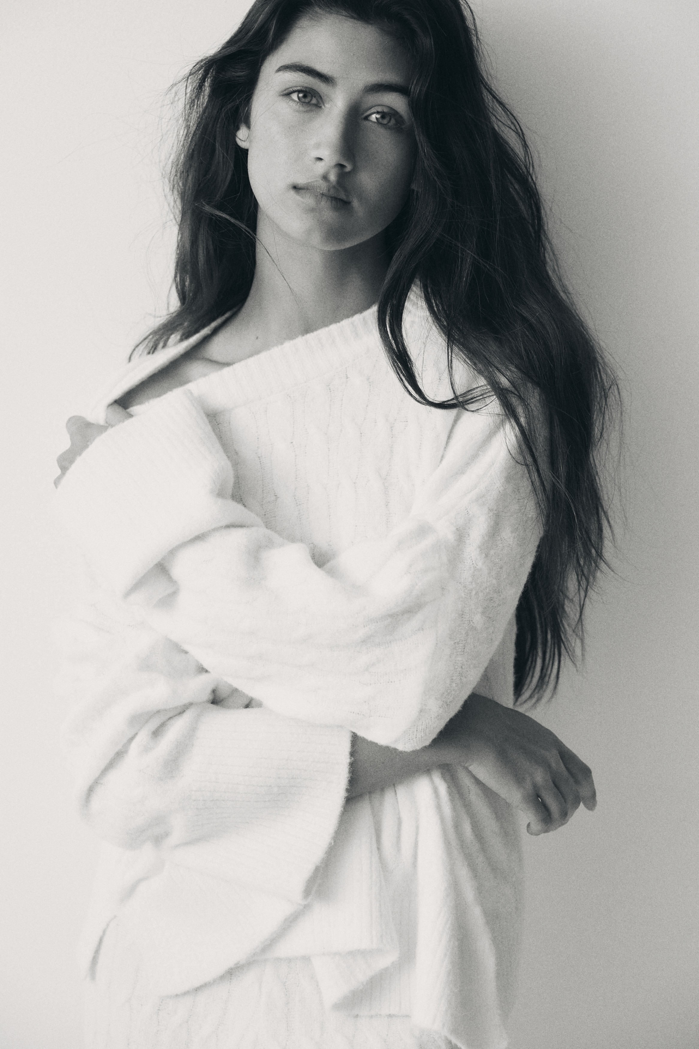   ケーブルニットセーター M ホワイト ケーブルニットセーター - ホワイト - Kids | H&M JP