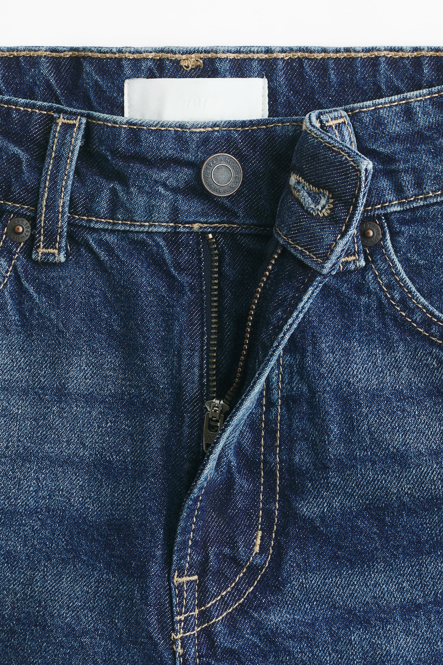 Denim shorts - Dark denim blue/Denim blue/Washed black/Light denim blue - 3