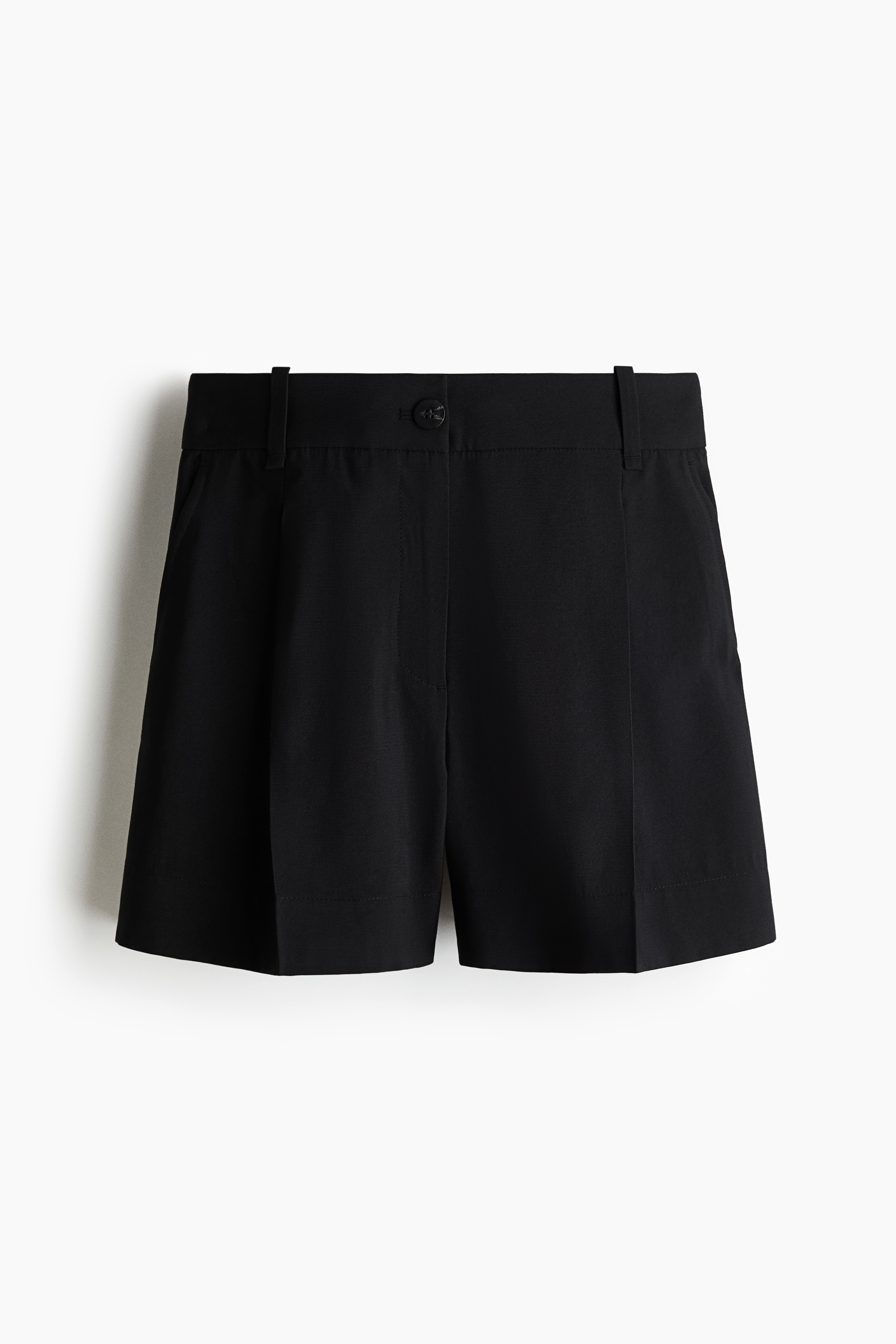 Tailored shorts - Black/White/Beige