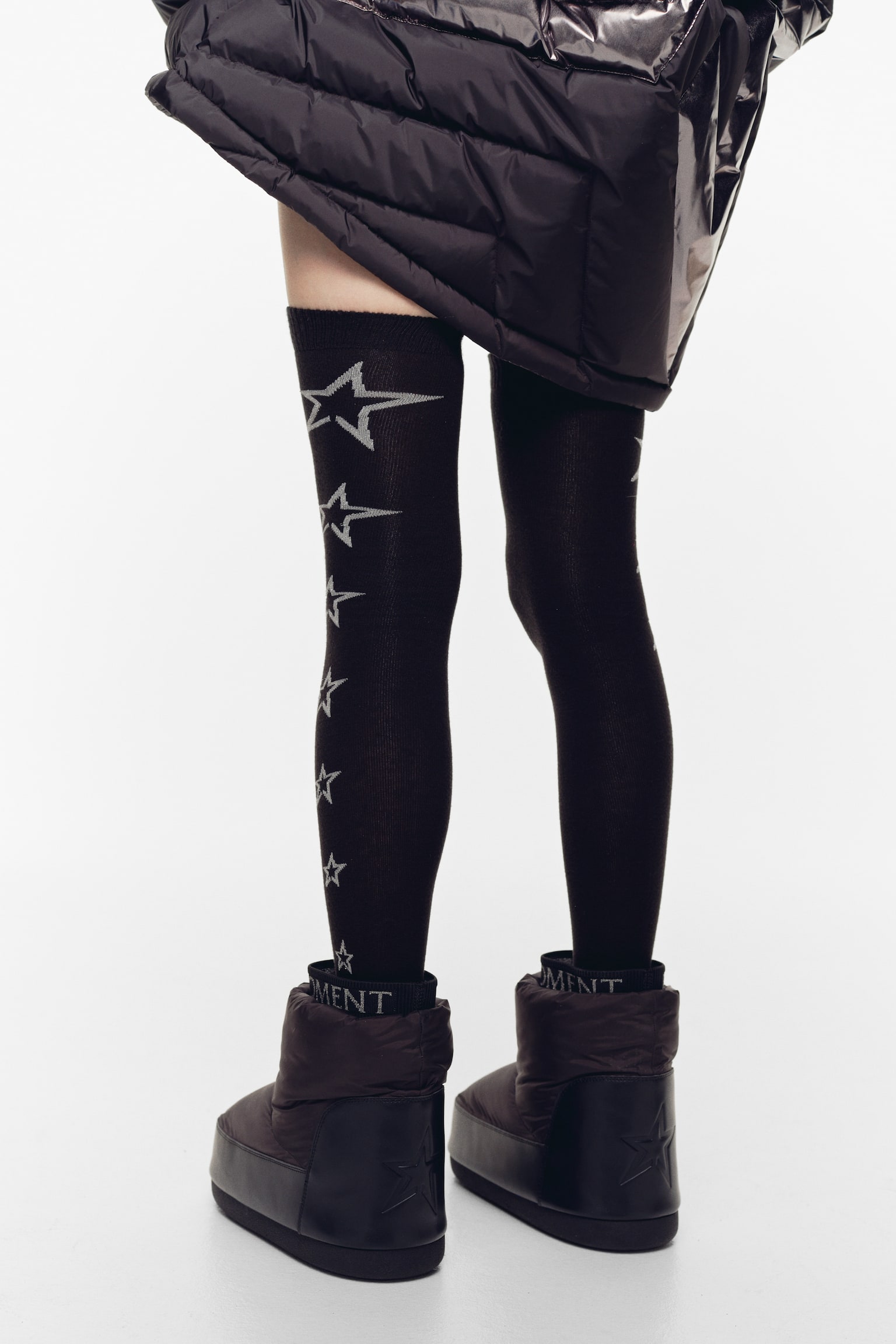 2-pack knee socks - Burgundy/Black - 6