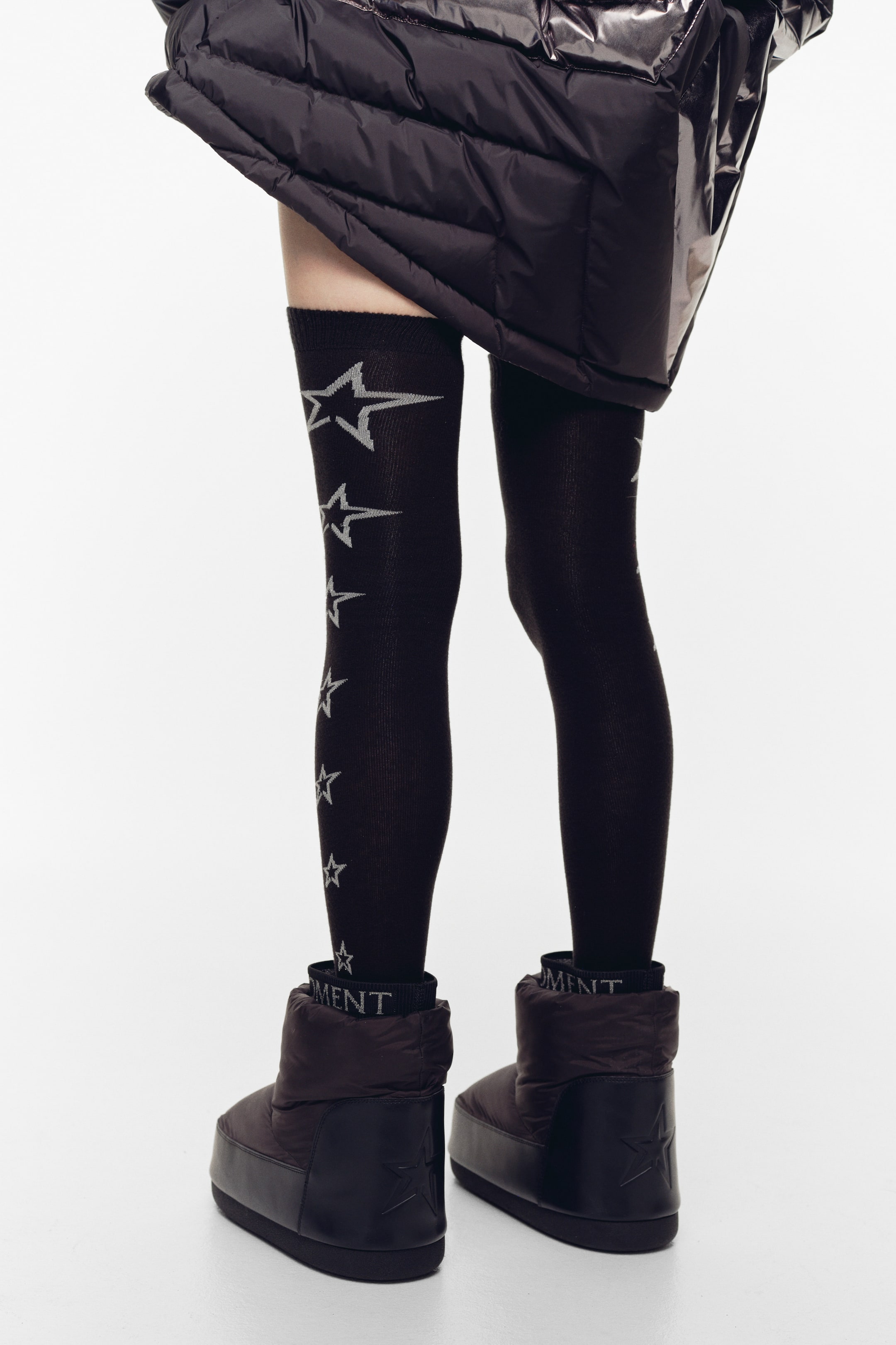 Se større billede: 2-pak knæstrømper - Vinrød/Sort - DAME | H&M DK 3