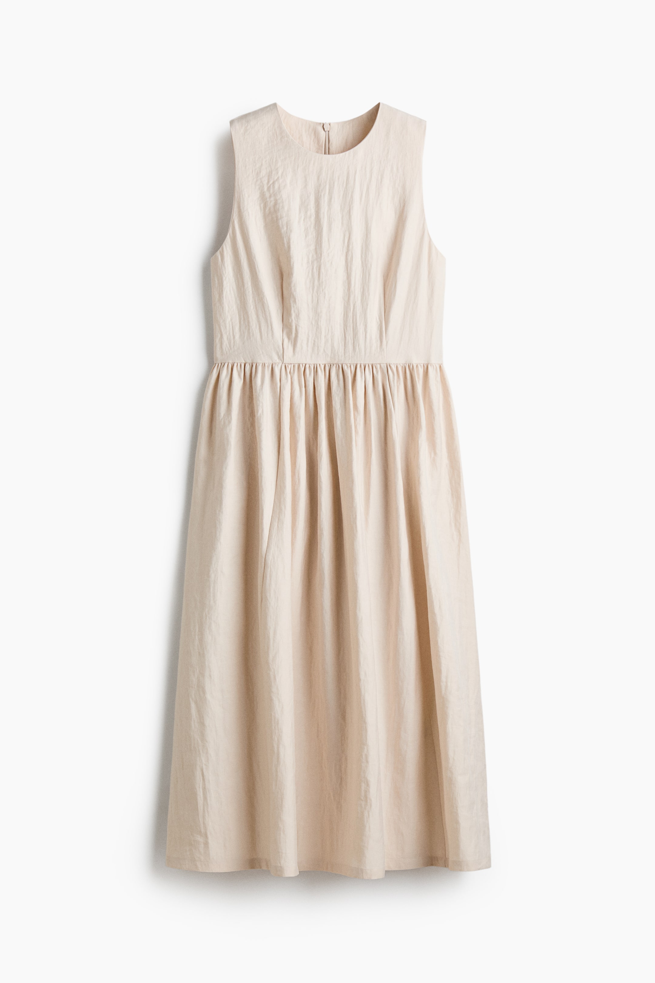 View larger image: Sleeveless twill dress - Light beige - Ladies | H&M IN 5