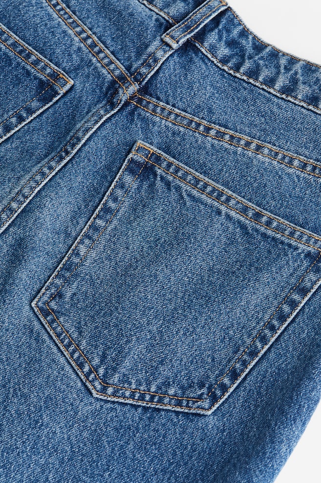 Straight High Jeans - Denimblå/Creme/Lys denimblå/Sort - 6