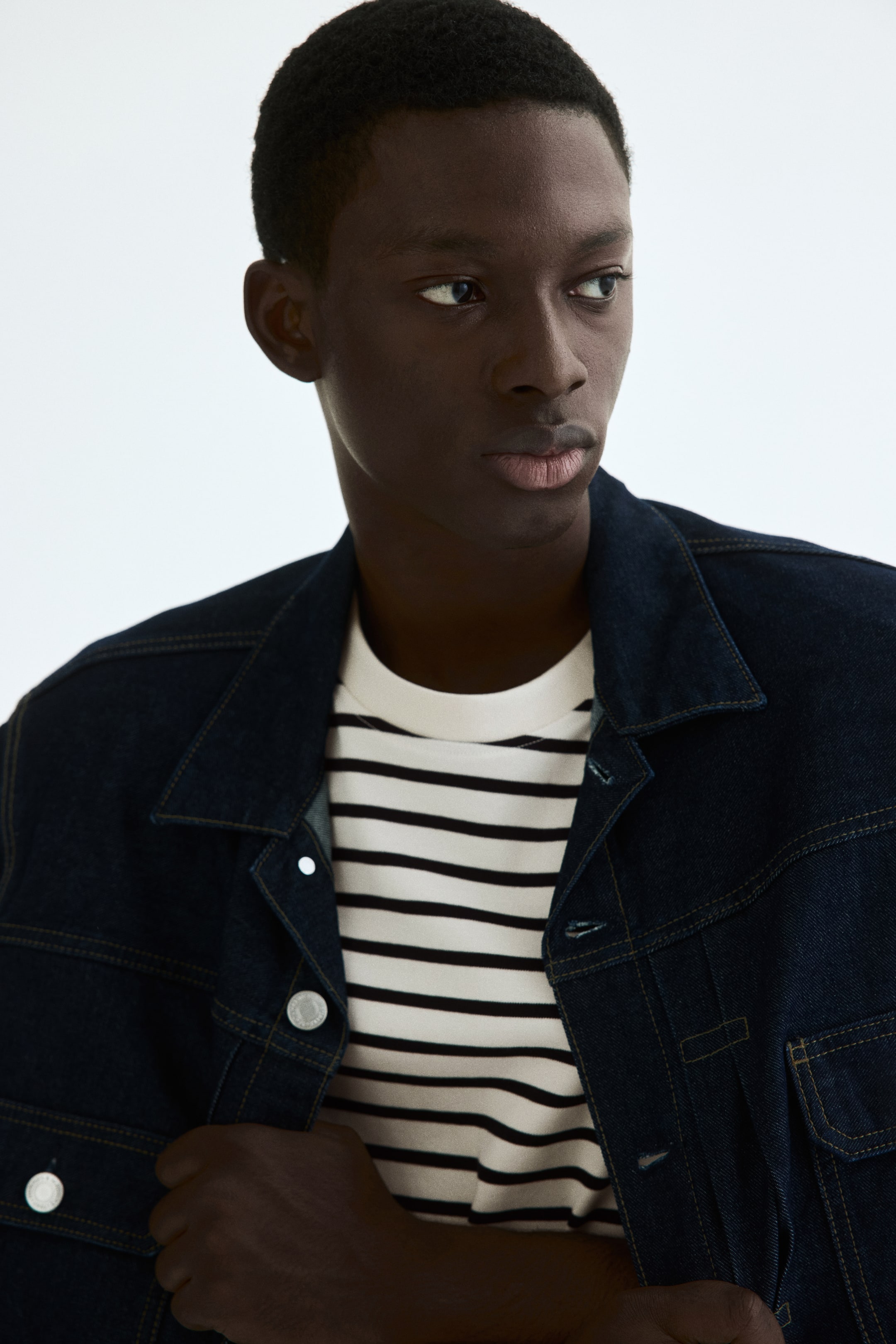 Мужские футболки H&M Relaxed-Fit Interlock Cotton T-Shirt — фото 3