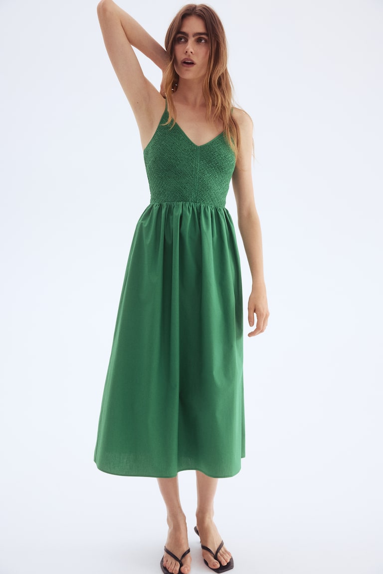 h&m sage green dress Green Maxi Dress - Melania Maxi Dress in Olive