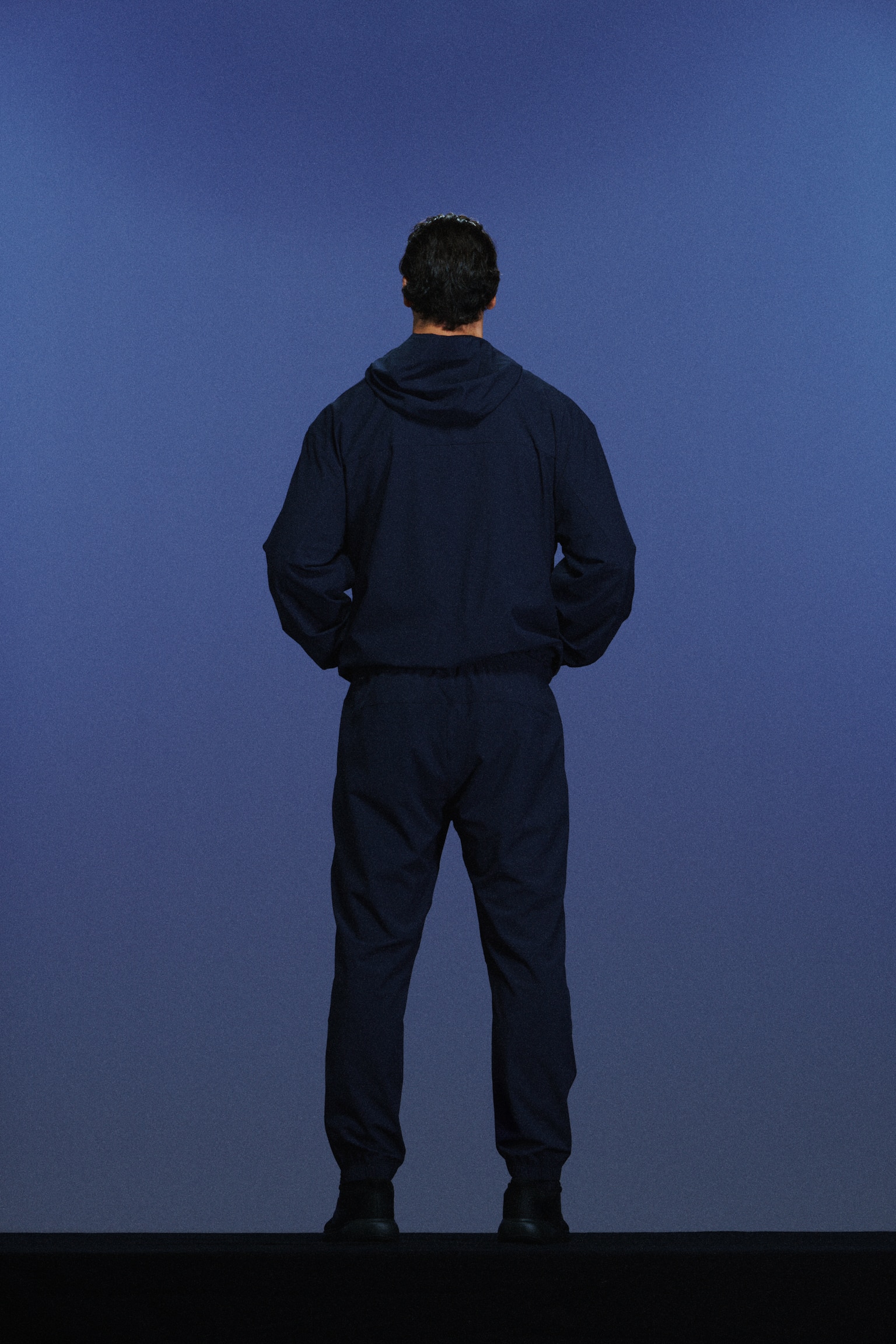 Loose Fit Treningsjakke med DryMove™ - Mørk marineblå - 8