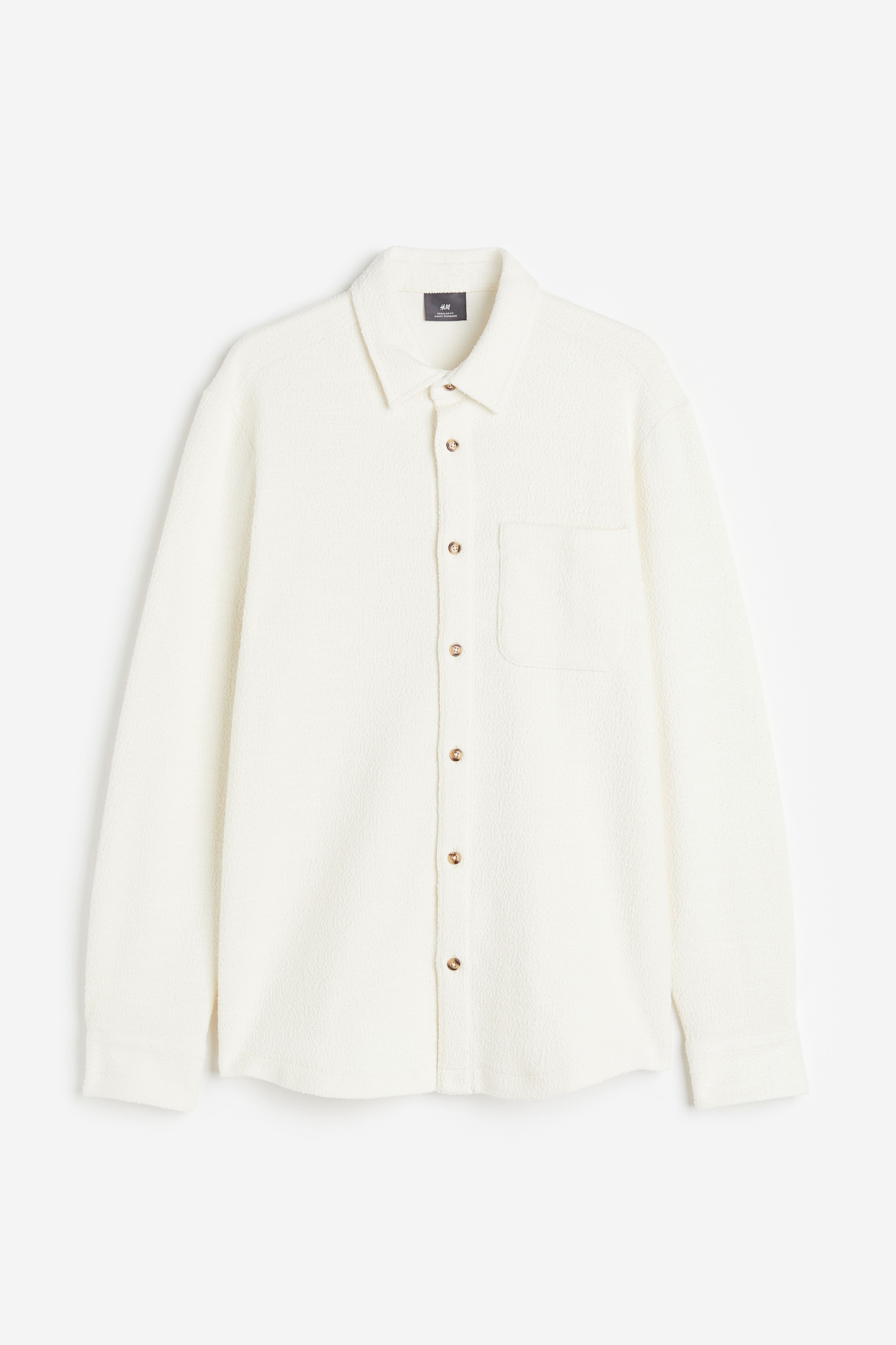 H and m white button up hotsell