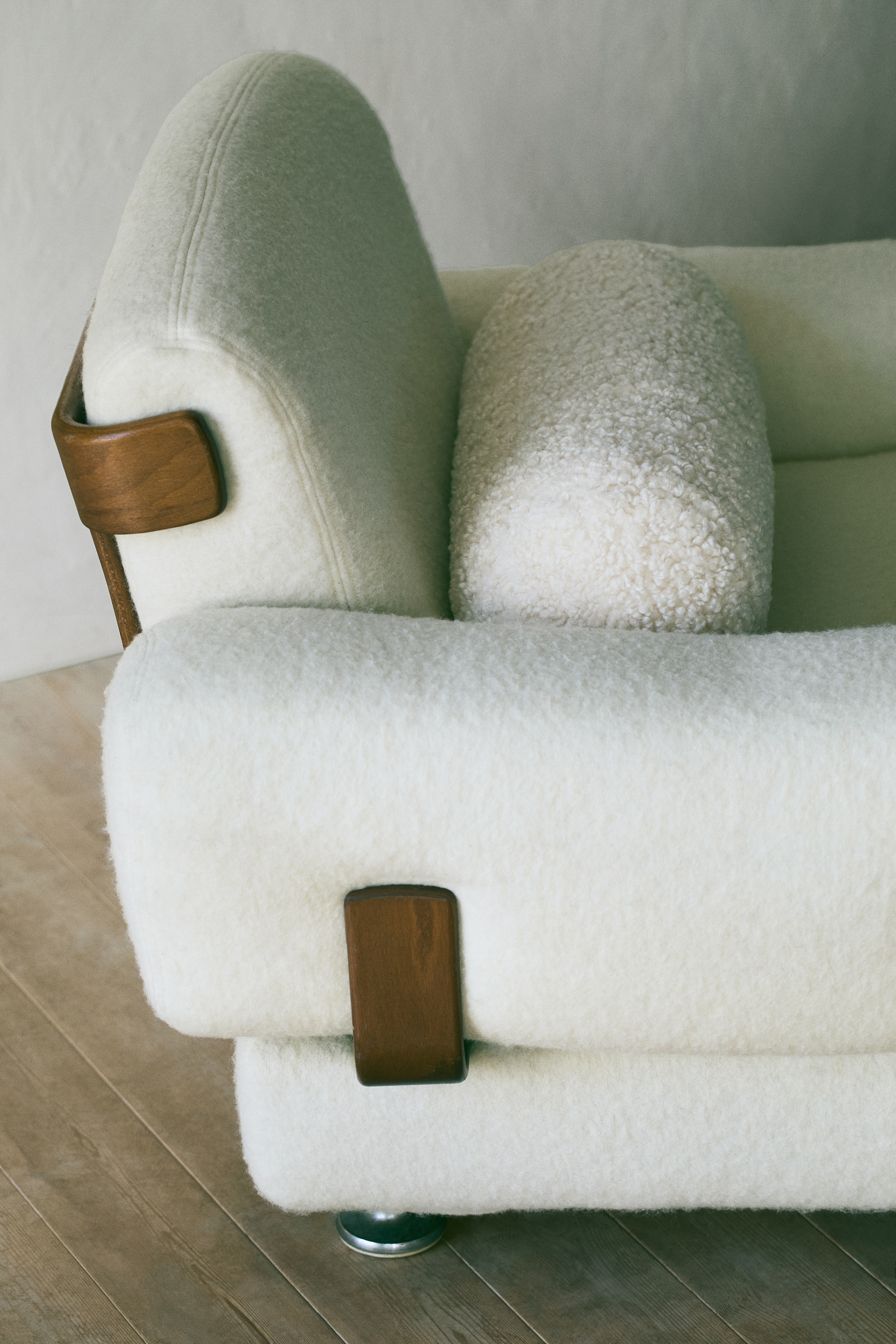 Teddy bolster - Light beige