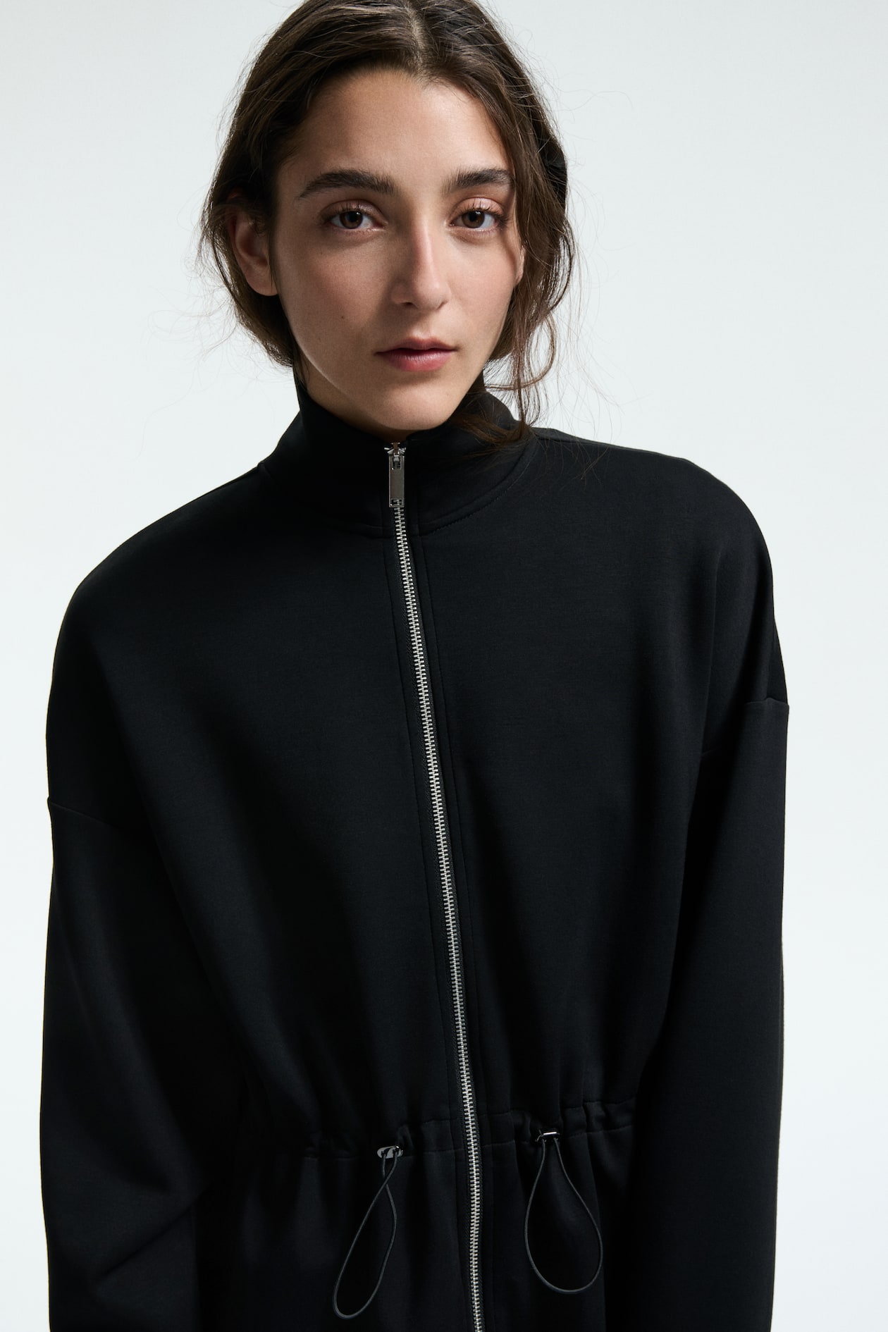 Peplum Sweatshirt Jacket - image 3