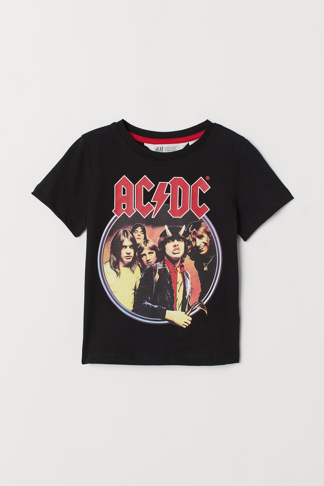 T-shirt with Printed Design - Black/AC/DC - Kids | H&M US