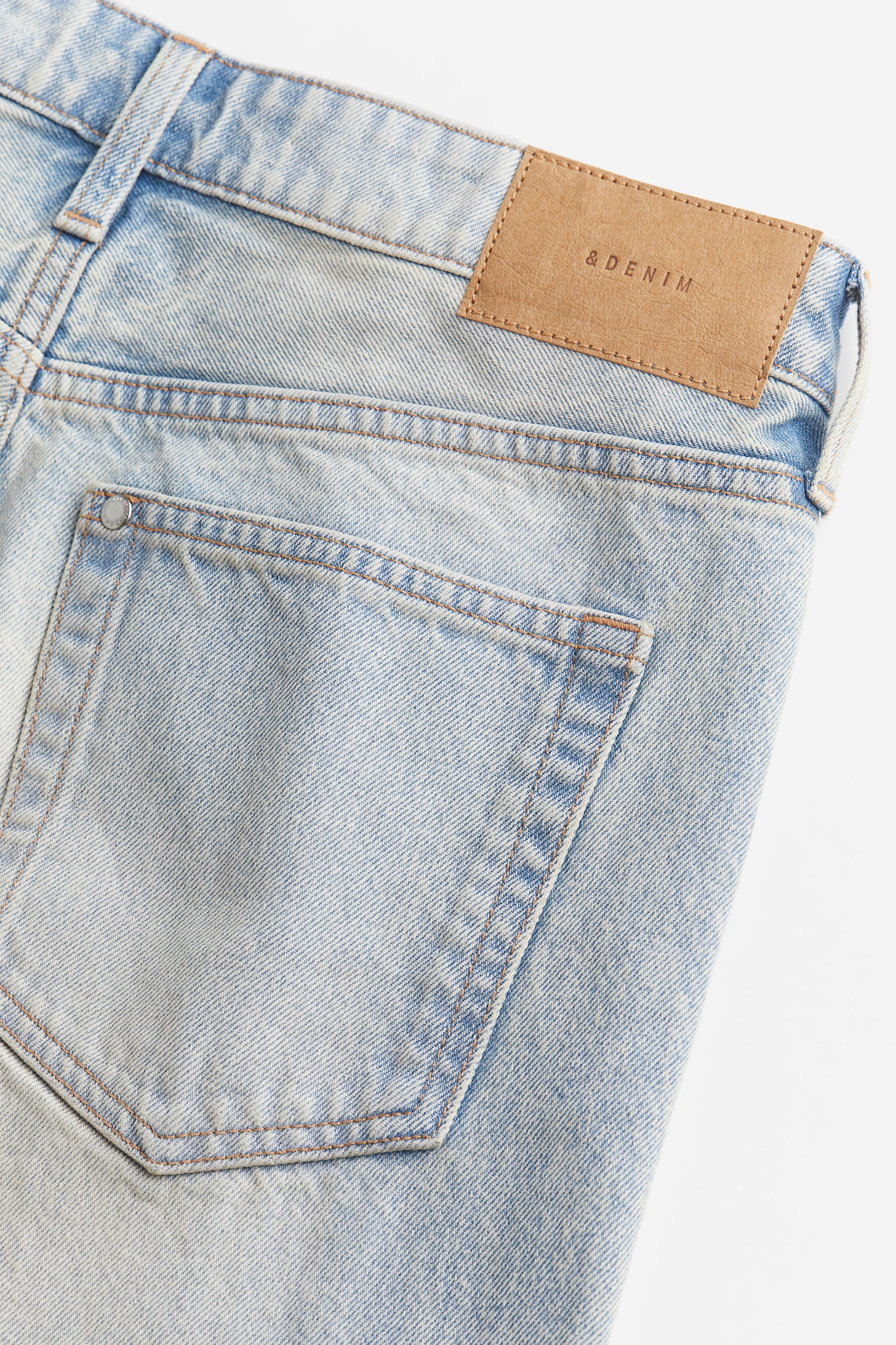 Straight Regular Jeans - Pale denim blue/Light denim blue/Light grey - 6