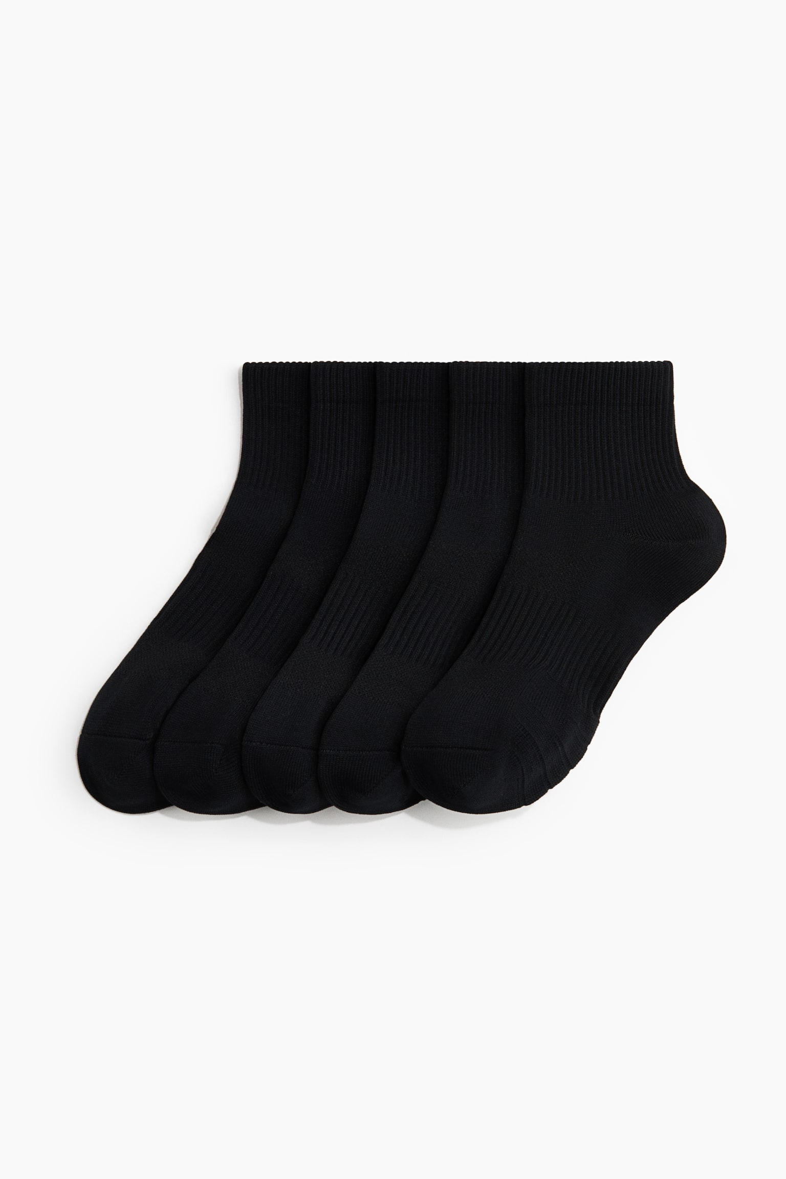 5-pack sports socks with DryMove™ - Black/White
