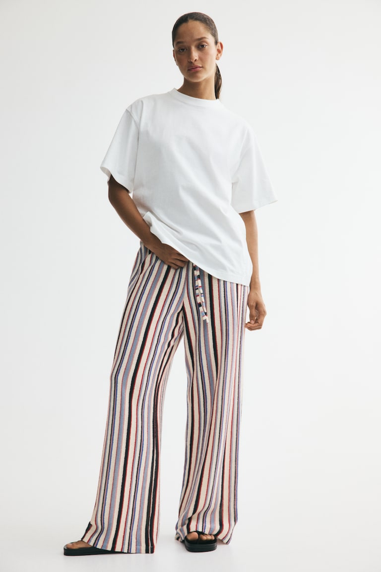 Pletene pantalone s učkurom