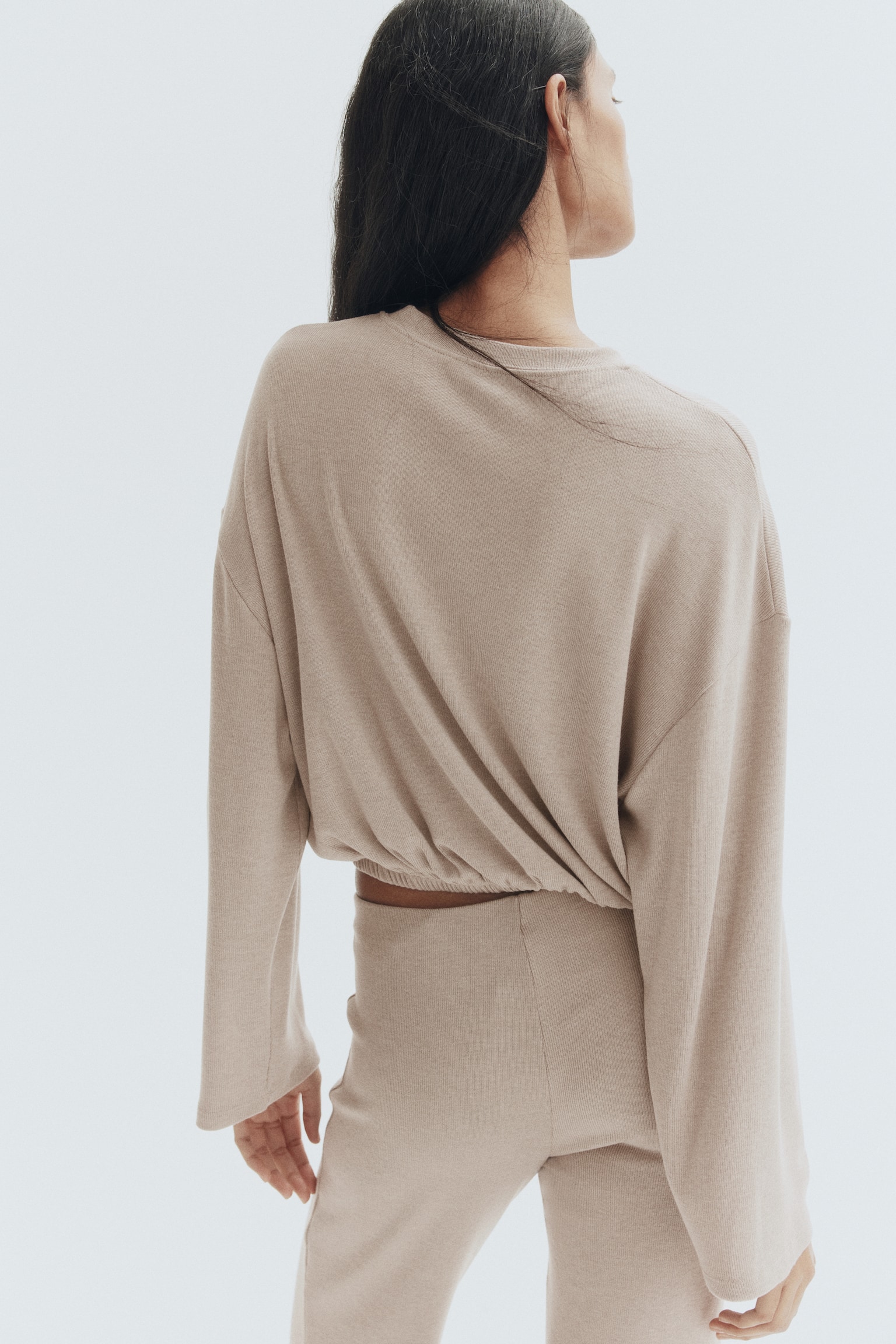 Oversized top - Mole/Dunkelgraumeliert/Marineblau - 5