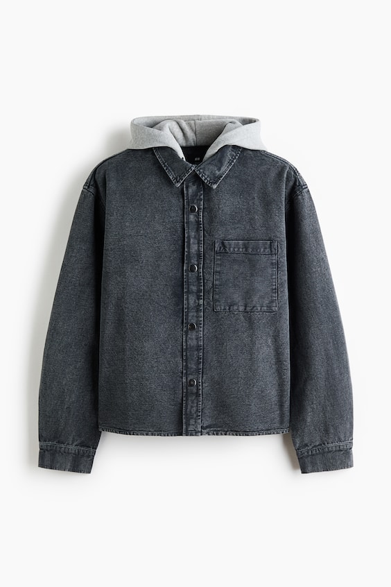 Мужские топы H&M Hooded Overshirt