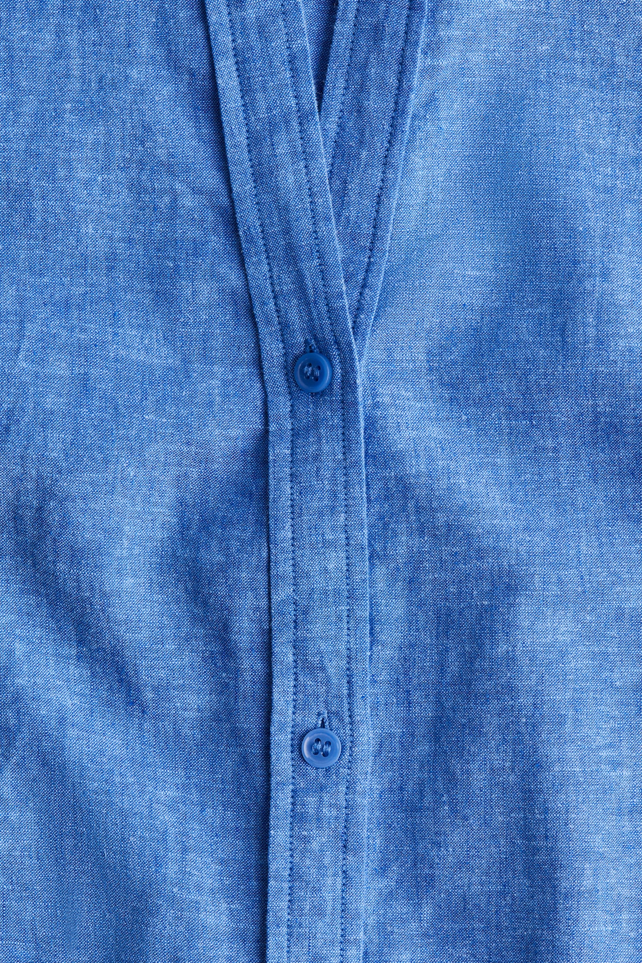 Linen-Blend Shirt Dress - image 4