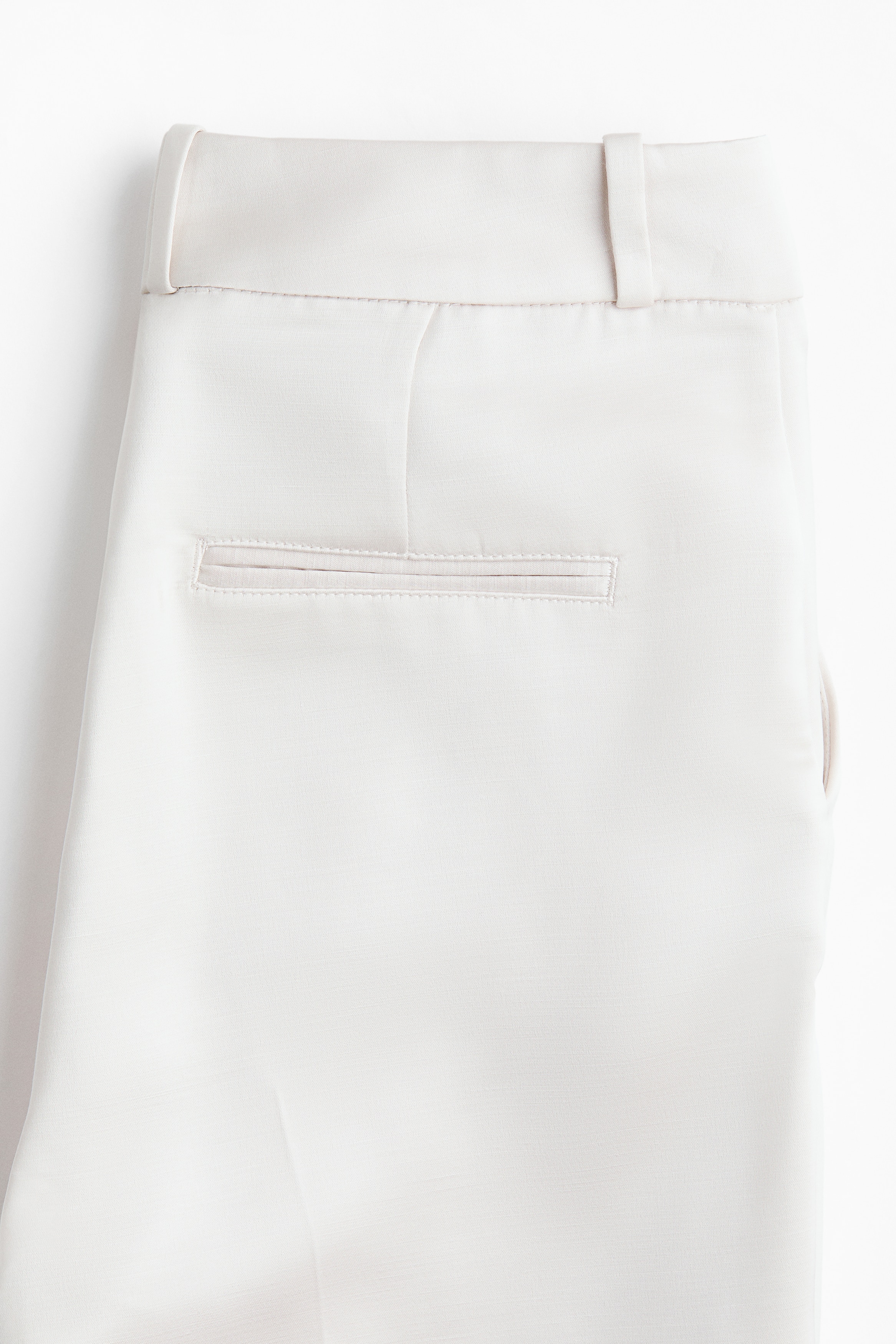 High-waisted tailored trousers