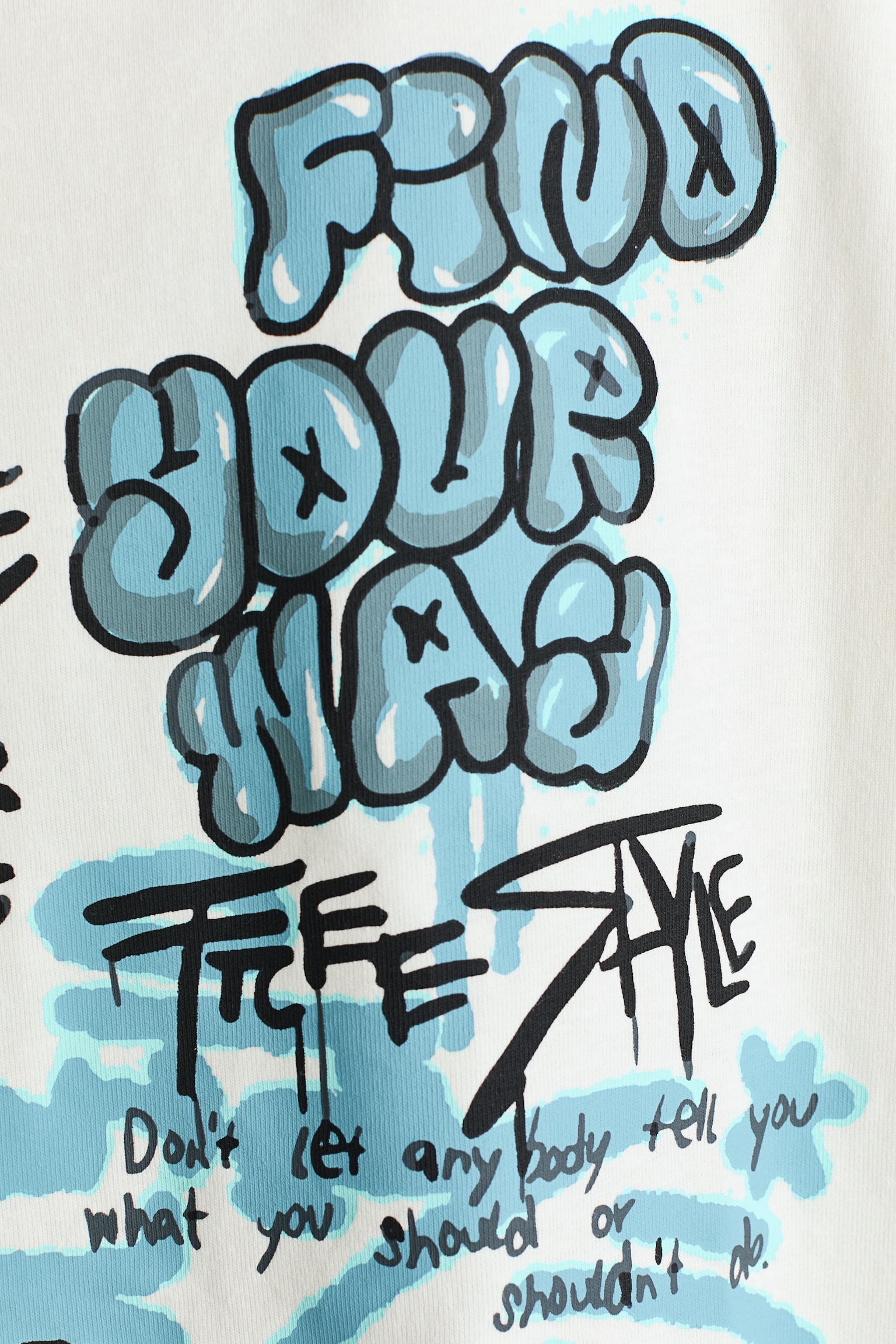 T-shirt de corte solto estampada - 3