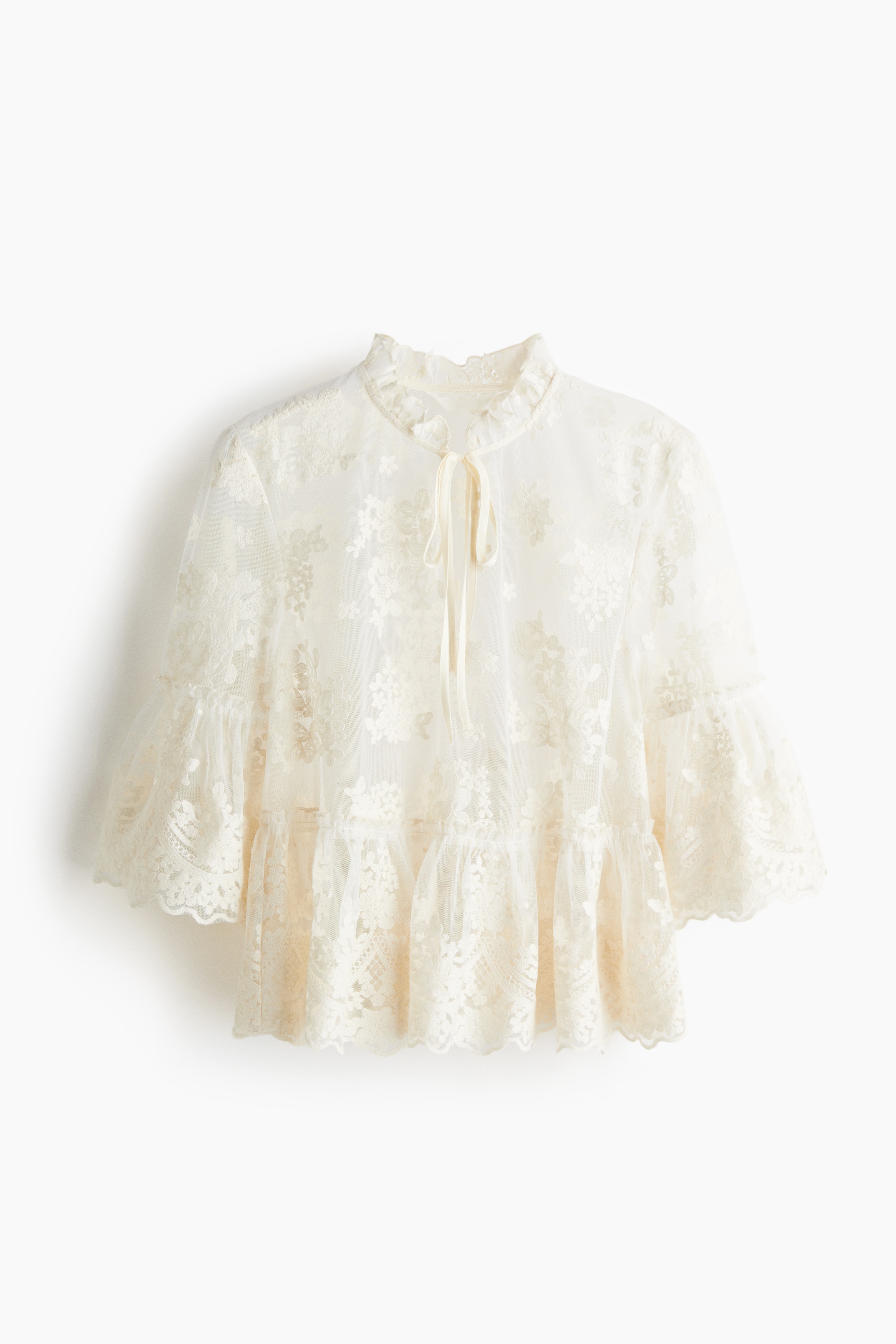 Lace Blouse - Cream