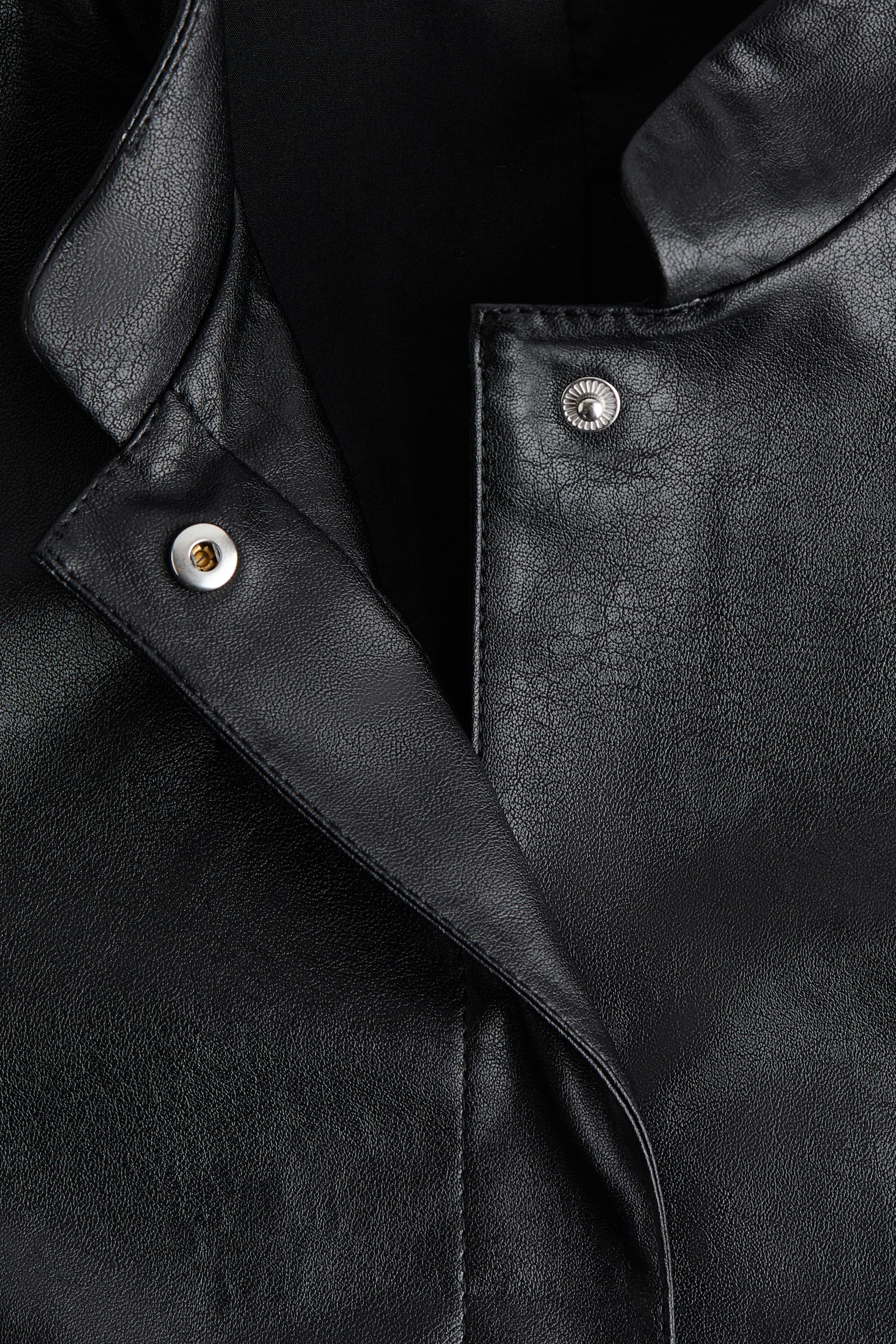Женская куртка H&M Coated, цвет: Чёрный — фото 6