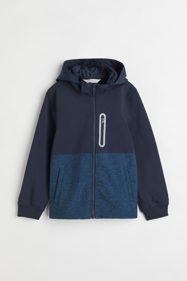 Water-resistant jacket - Navy blue/Active Vibes/Black/Active Vibes