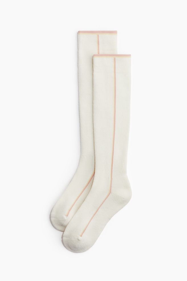 Ski Socks - White/Black - 1