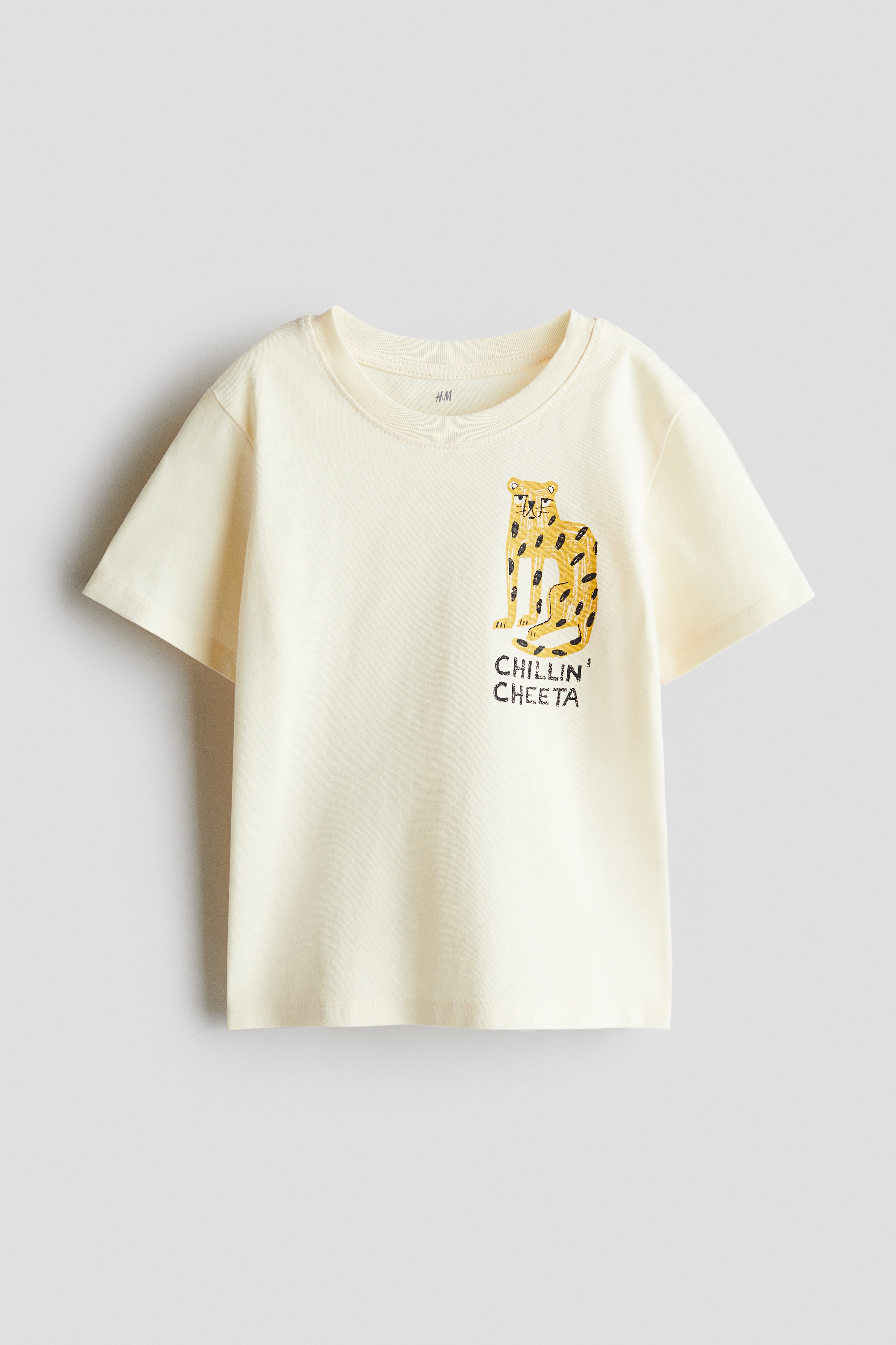 Print Tee - Light yellow/Cheetah/Yellow/Animals/Light blue/Paris/Navy blue/Venice/Light blue/Dinosaurs/Light orange/Chill Mode/White/Fish/Light yellow/Pickup trucks/Blue/NASA/Turquoise/Shark/Yellow/Surf/Light beige/Palm trees/White/Surfboards/White/Soccer ball/Light blue/Crab/Light beige/Lions/Light yellow/Stripe