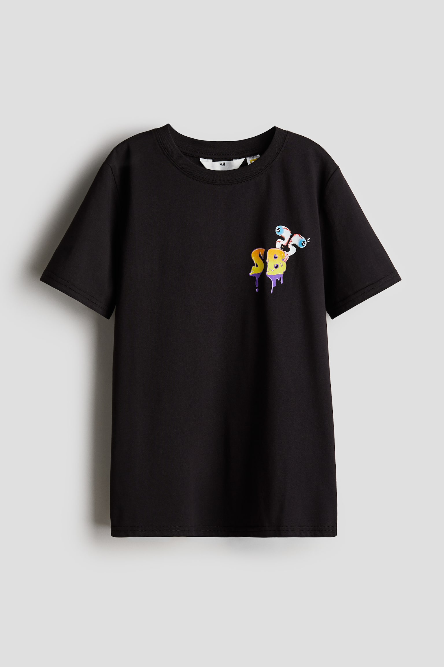 Print Tee - Black/SpongeBob SquarePants/White/PlayStation/Grey marle/Garfield/Black/Godzilla/Black/SmileyWorld®/Bright blue/PlayStation/Black/PlayStation/Natural white/Spider-Man/White/X-Men/Bright blue/PlayStation/Light beige/SmileyWorld®/Black/Looney Tunes/Grey/Spider-Man - 1