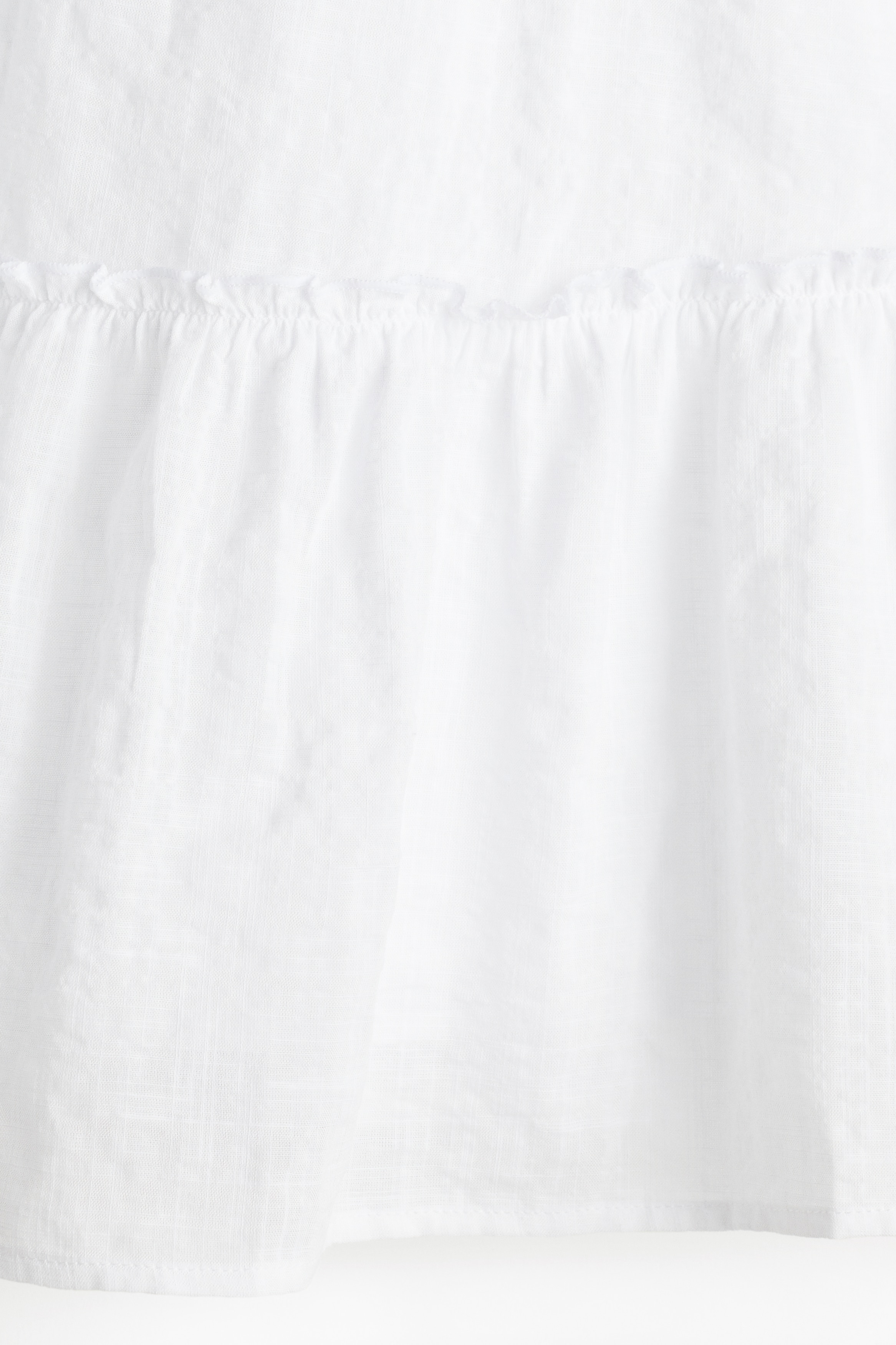 Frill-trimmed dress