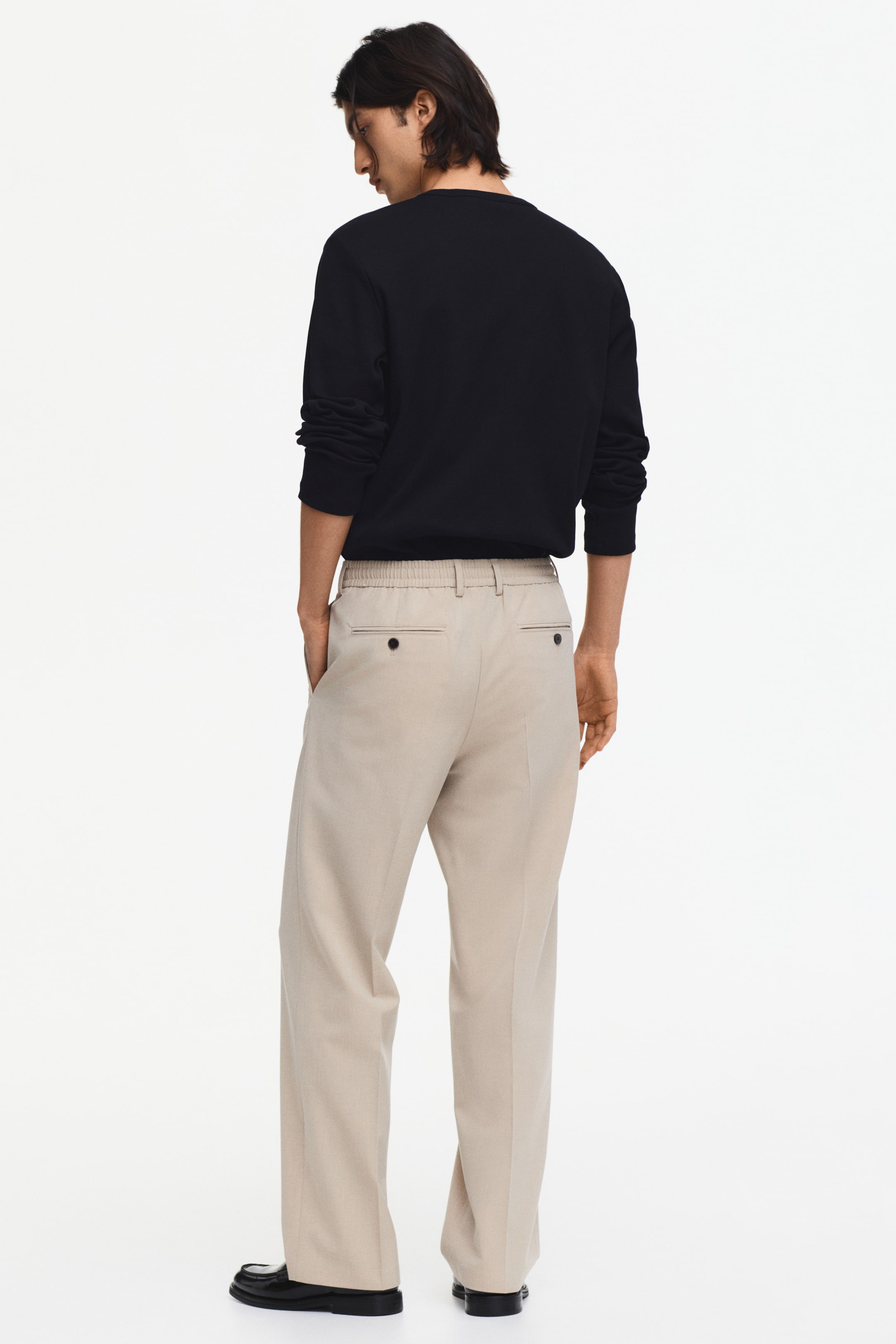 Мужские брюки H&M Relaxed-Fit Pants — фото 4