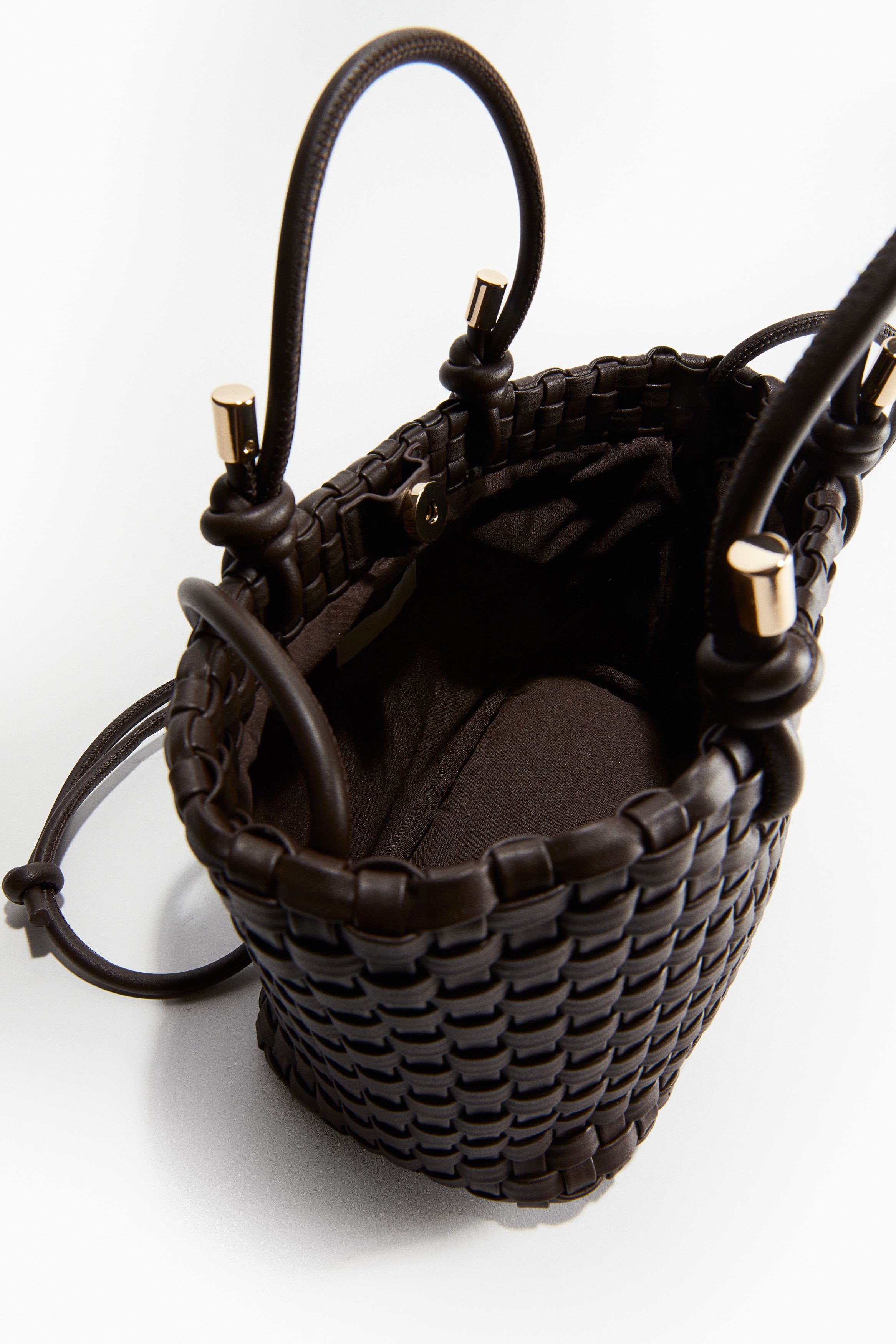 Geflochtene Crossbody-Tasche - Dunkelbraun - Ladies | H&M DE