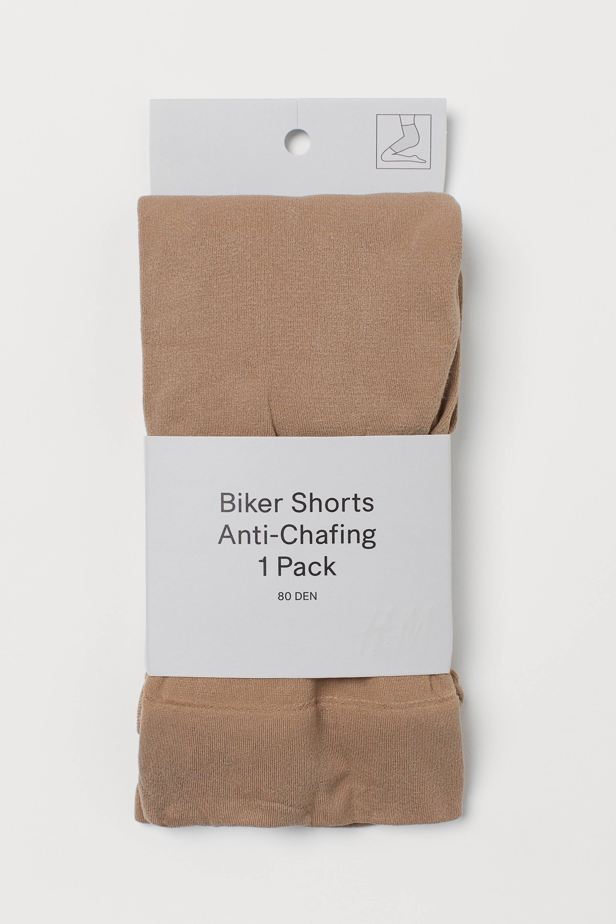 View larger image: H&M+ Anti-chafing Biker shorts - Beige - Ladies | H&M 1